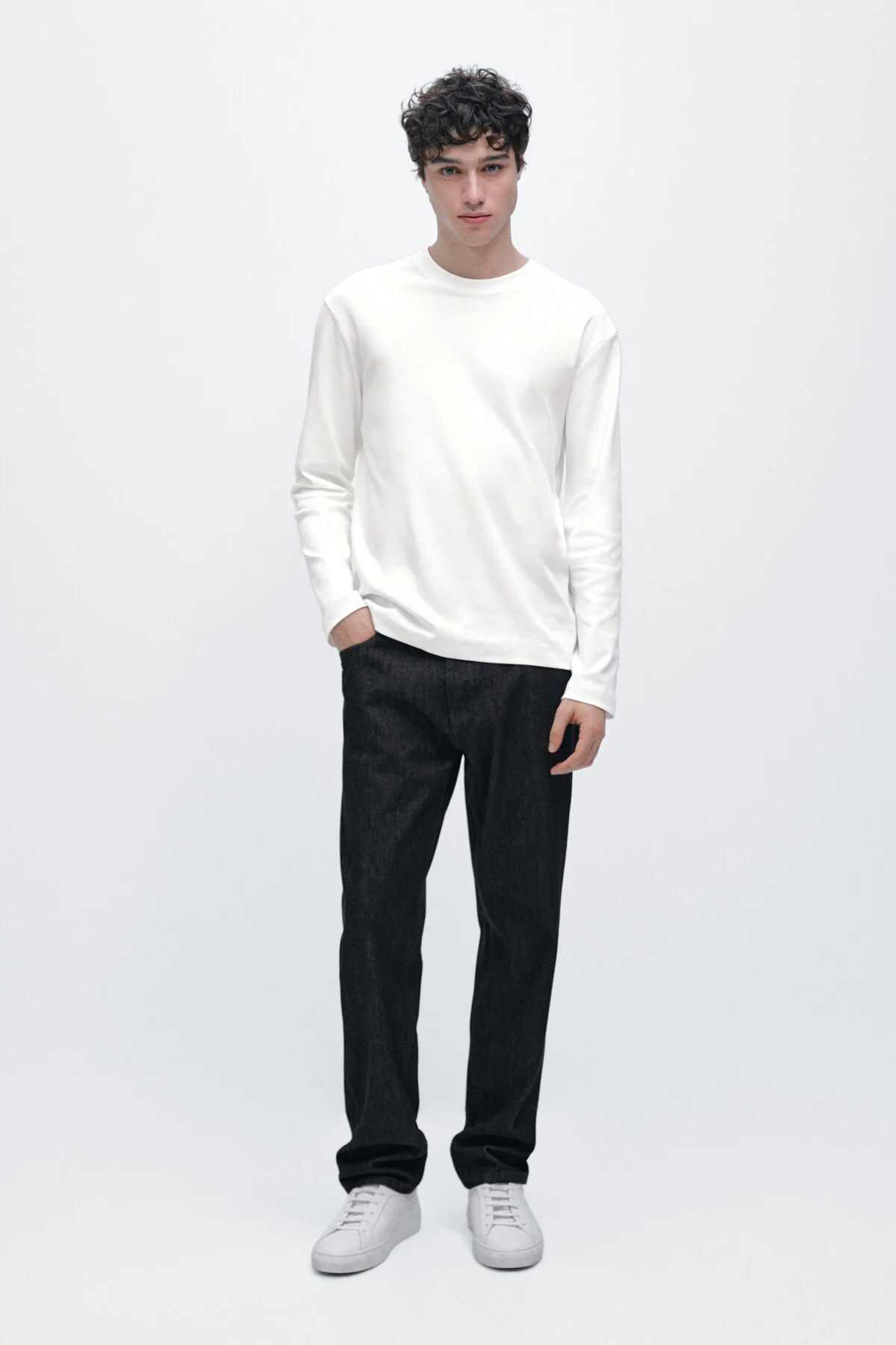 شلوار جین SELVEDGE متناسب با ژان اورجینال Massimo Dutti