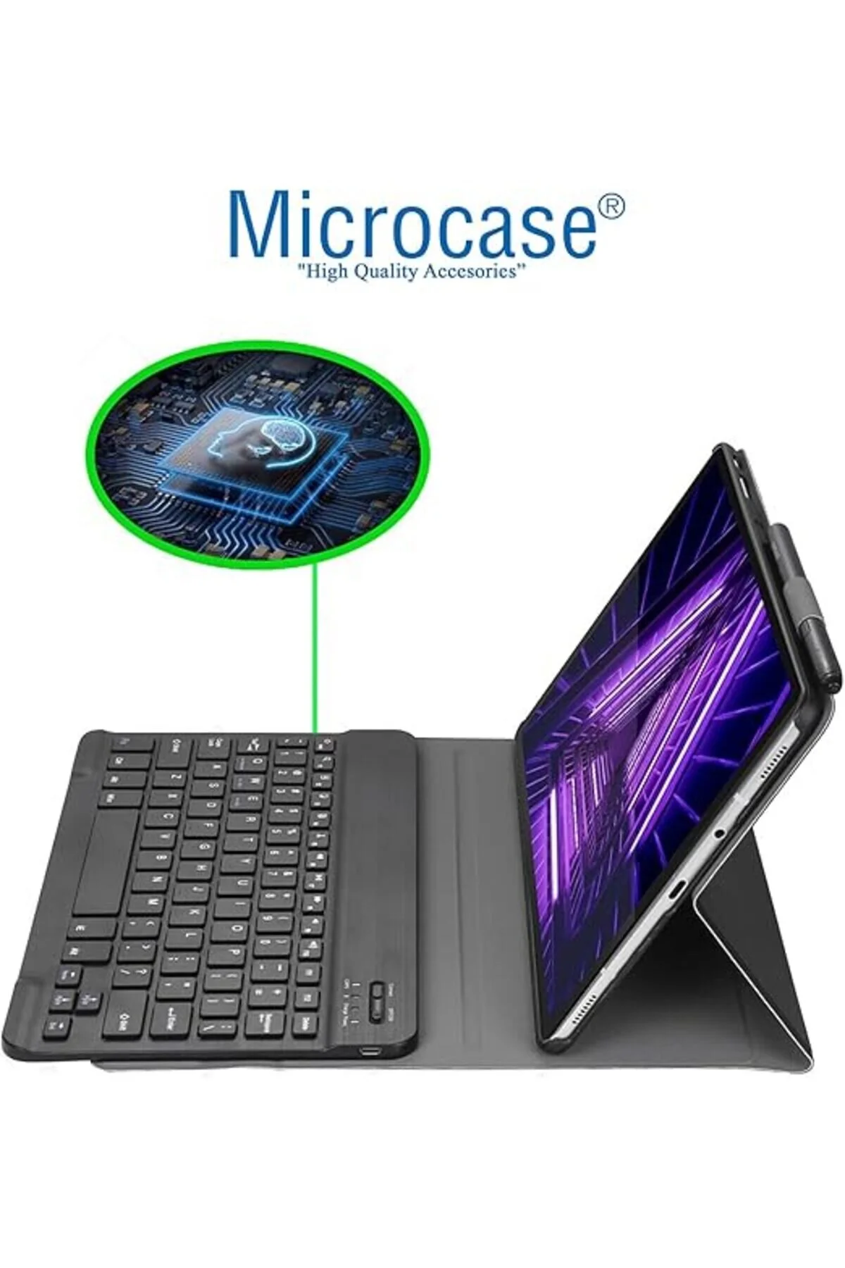 کاور تبلت قاب پایه LENOVO TAB M10 TB 10.1 با صفحه کلید بلوتوث Genel Markalar