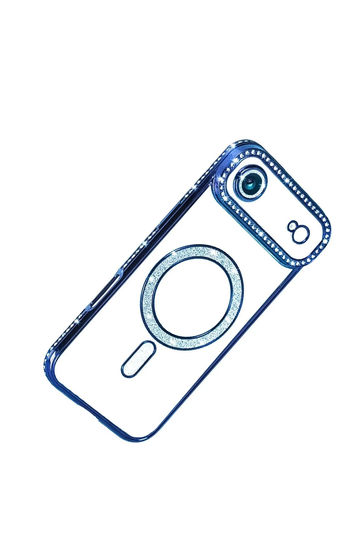 کاور و قاب APPLE IPHONE 17 AIR JOKE GLITTER MAGNETICAFE CASE BLUE Bodrum Ekipman