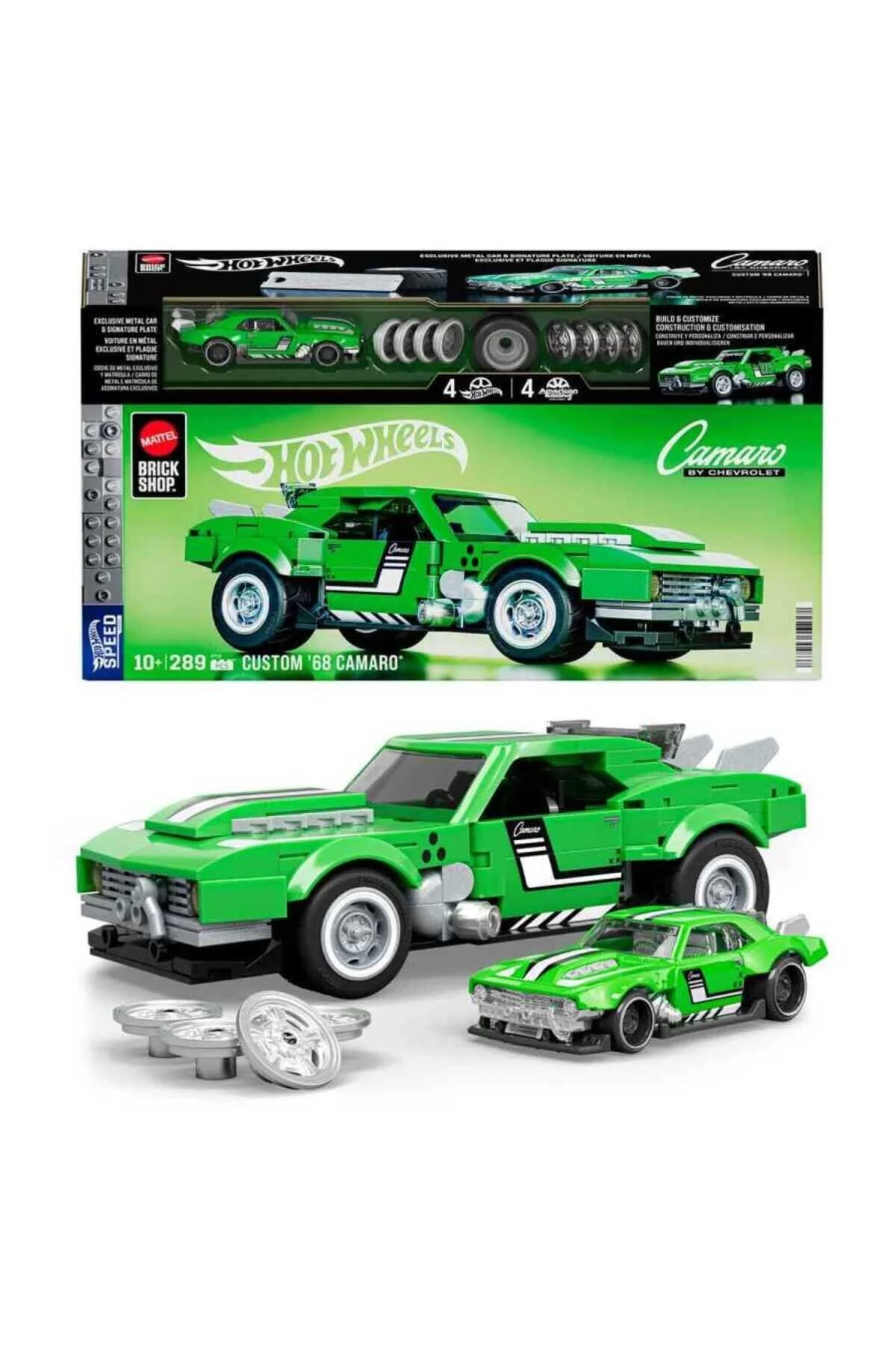 ماشین اسباب بازی MATTEL BRICK SHOP SPEED ​​CAMARO, JFT16 از ترکیه HOT WHEELS