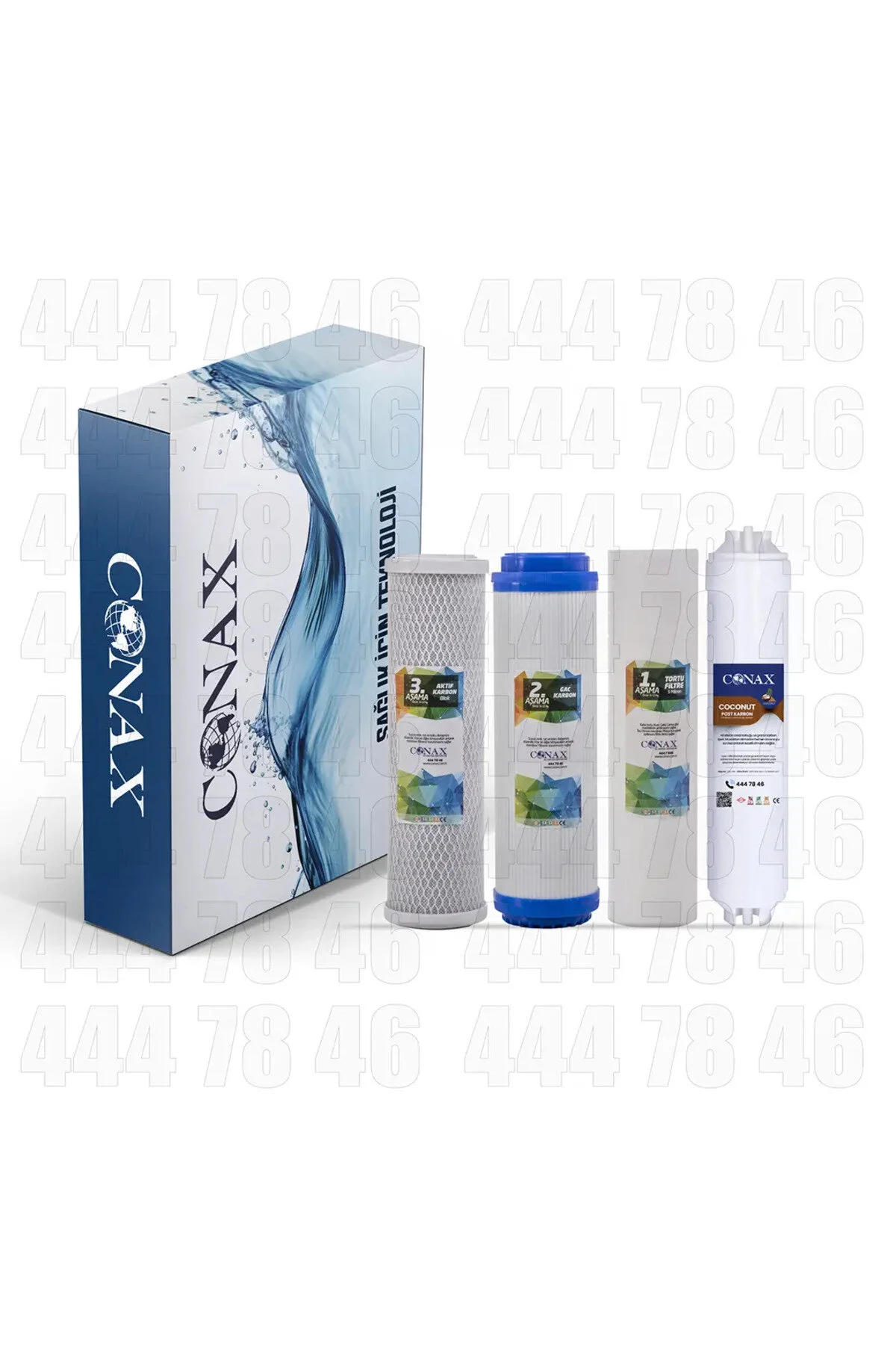 لوازم جانبی تصفیه کننده آب OPEN CASE 4 STAGE FILTER ORIGINAL Conax