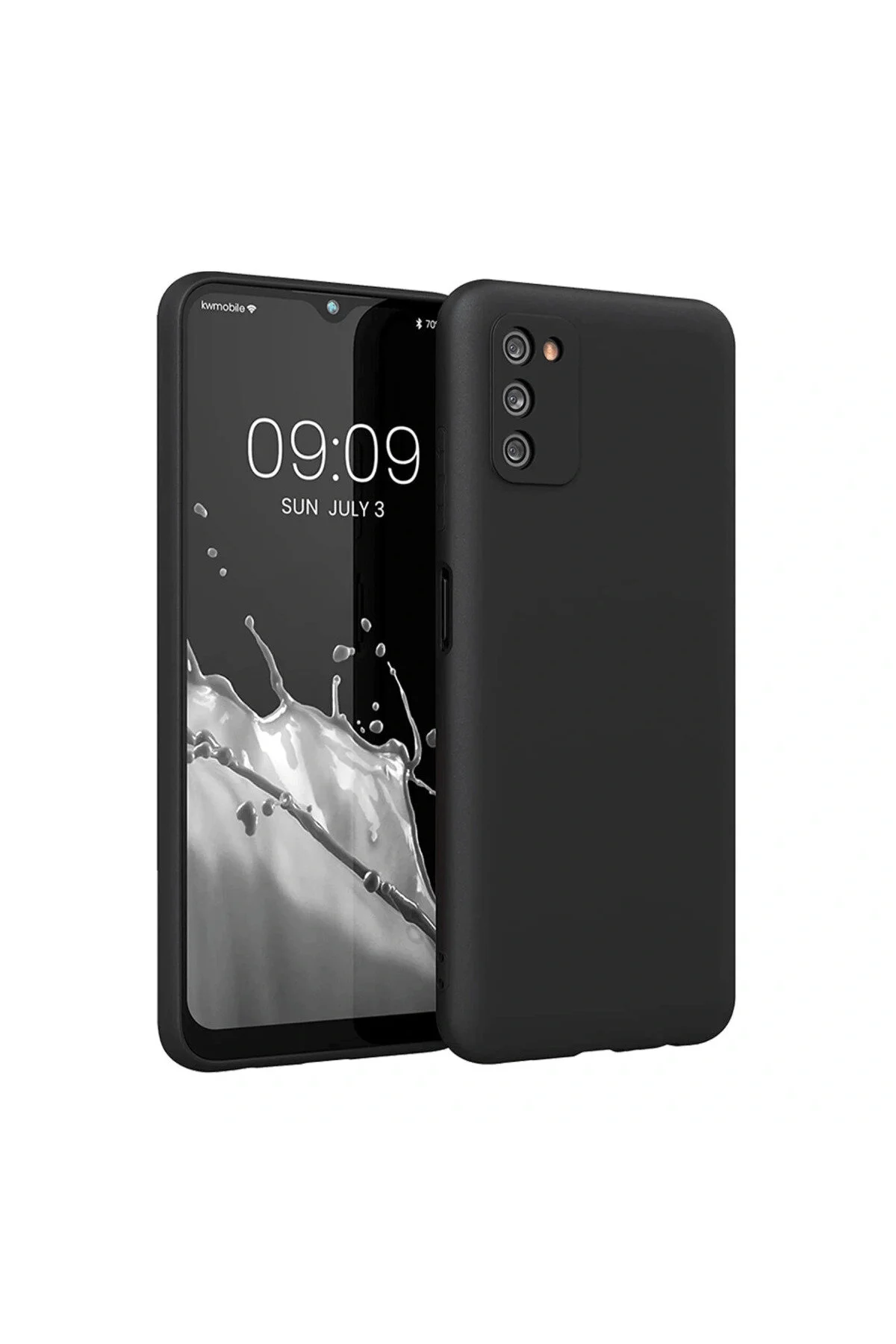 کاور و قاب SAMSUNG GALAXY A03S CASE FIRST SILICONE مشکی eco port