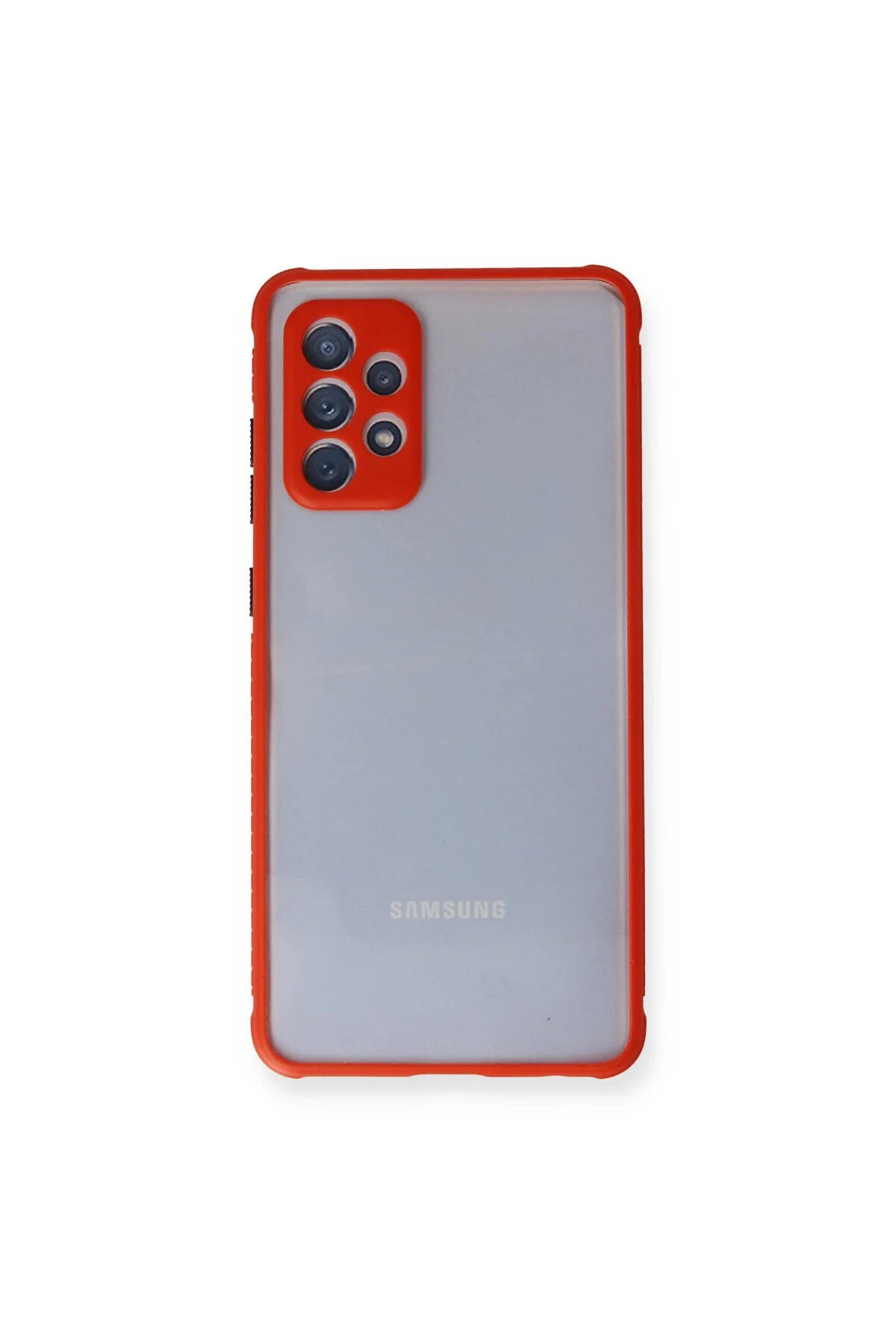 کاور و قاب سیلیکونی شفاف SAMSUNG GALAXY A72 MIAMI قرمز eco port