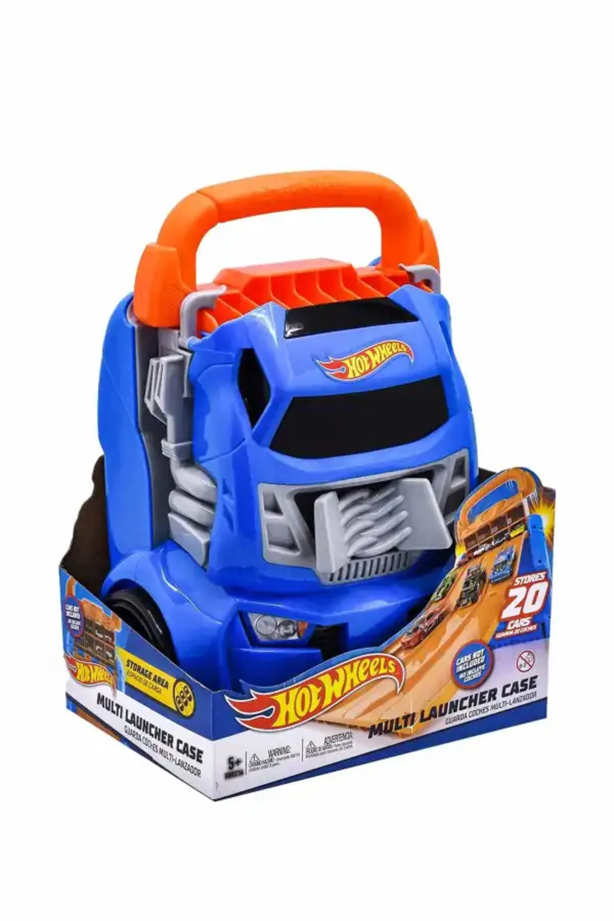 ماشین اسباب بازی MULTI LAUNCHER CASE 20 CARS STORAGE AND RAMP HWCC14 هات ویلز HOT WHEELS