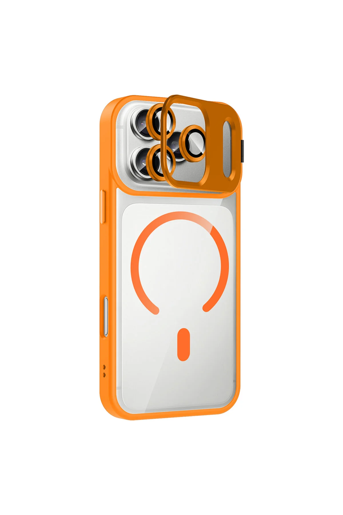 کاور و قاب ETRO IPHONE 17 PRO MAX CASE با پایه لنز دوربین هدیه شارژ M SAFE DESE tekno grup
