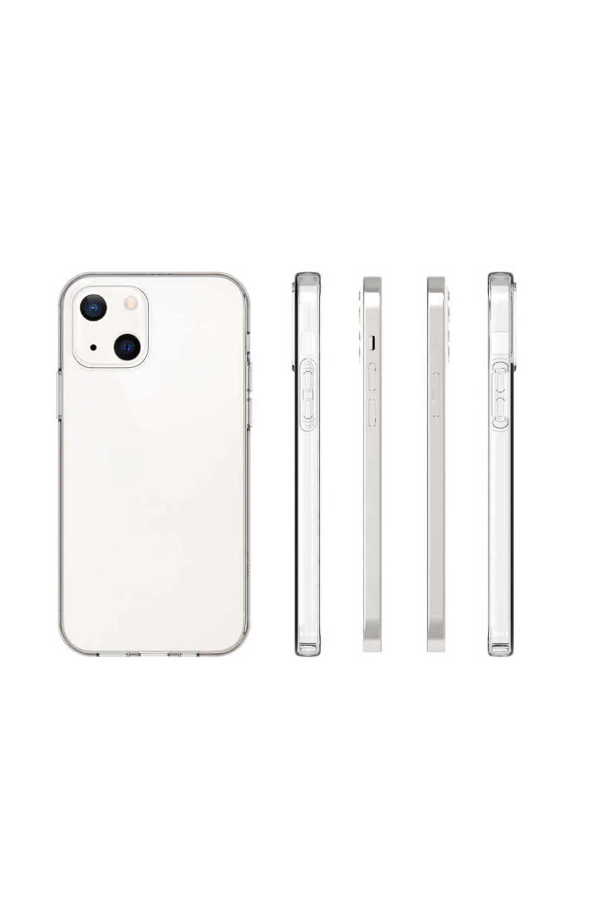 کاور و قاب IPHONE 14 سازگار با سیلیکونی ATA بدون رنگ Zore