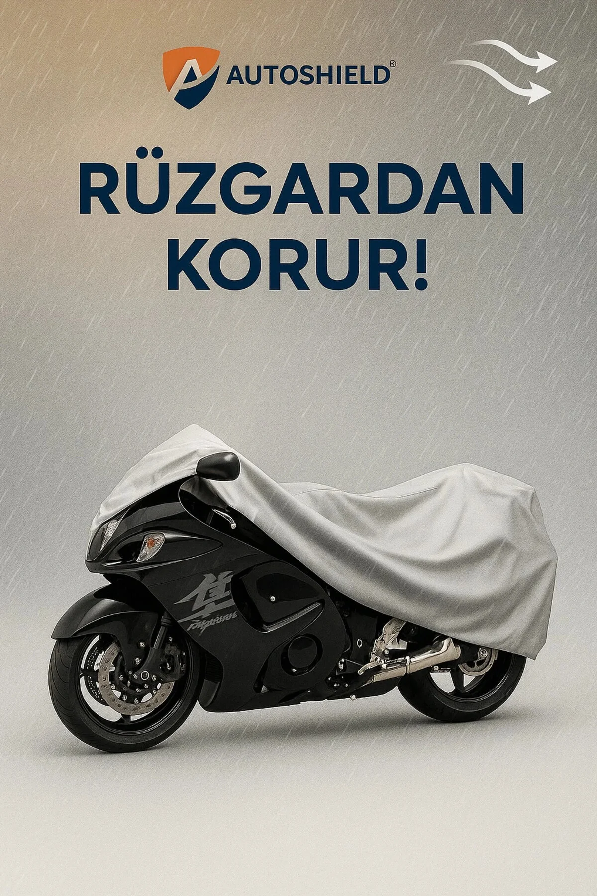چادر موتورسیکلت برزنت موتور سیکلت APRILIA RSV4 RF 100% پارچه ضخیم ضد آب با کش پایین Universal