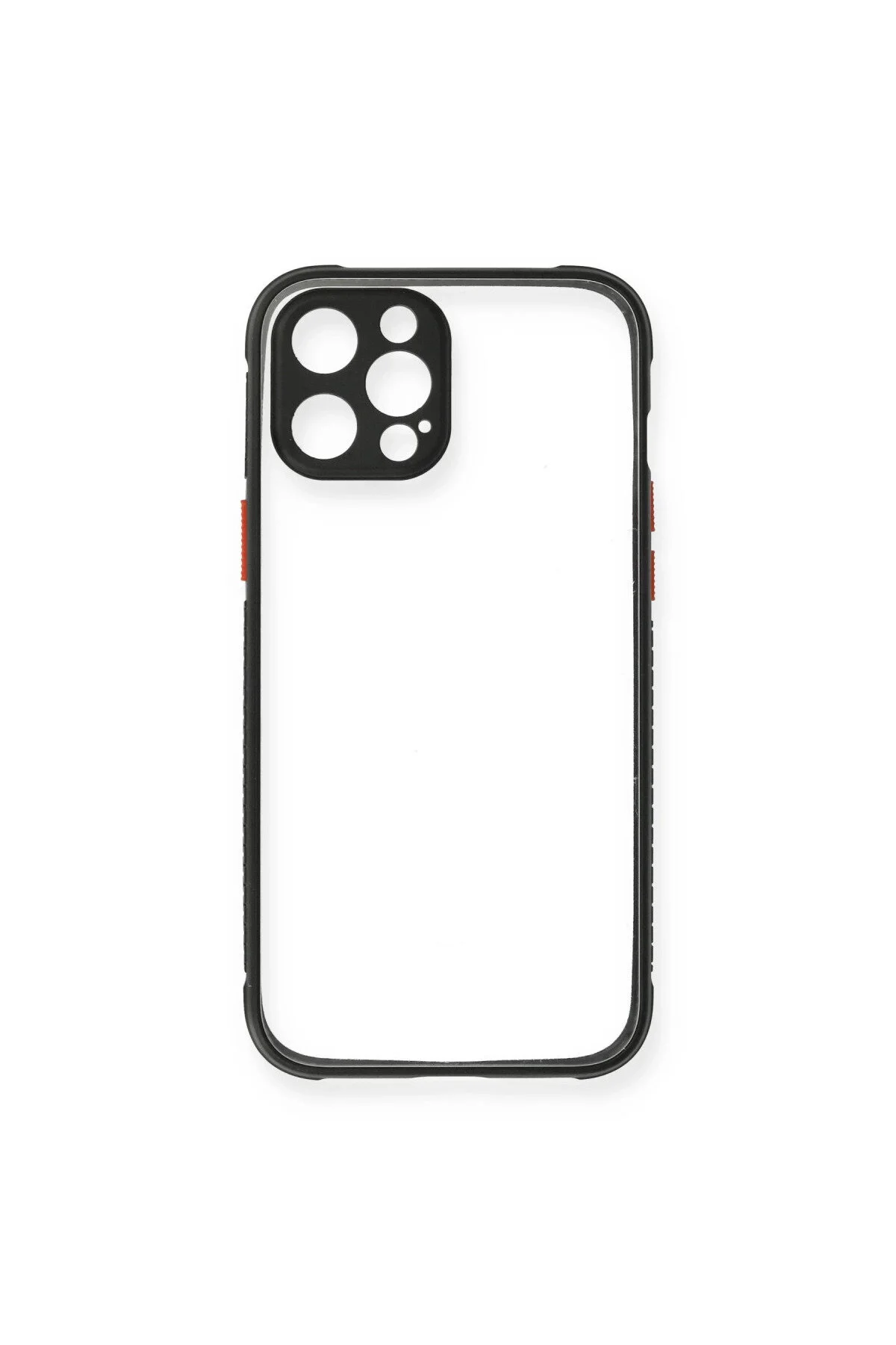 کاور و قاب IPHONE 12 PRO CASE MIAMI سیلیکون شفاف مشکی eco port