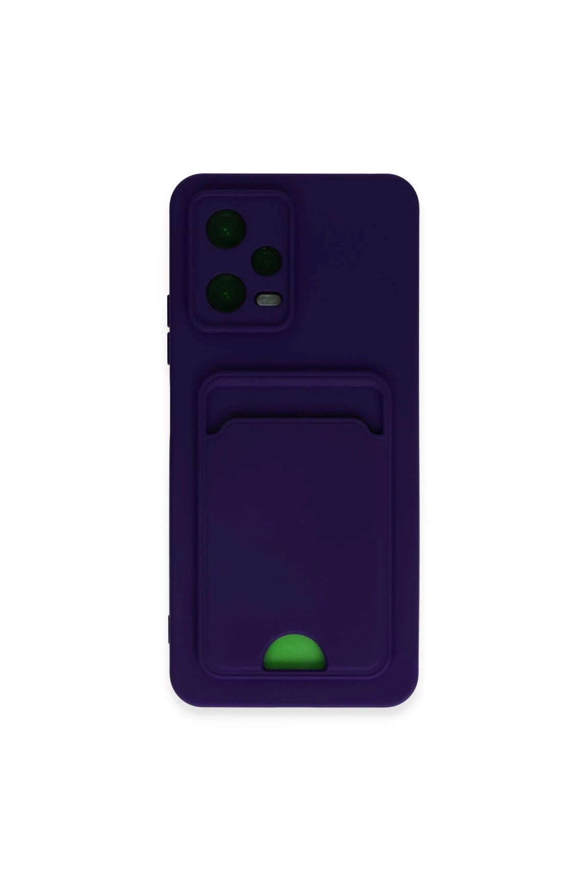 کاور و قاب کیس سیلیکونی کلوین شیائومی POCO X5 5G با کارت ویزیت بنفش عمیق eco port