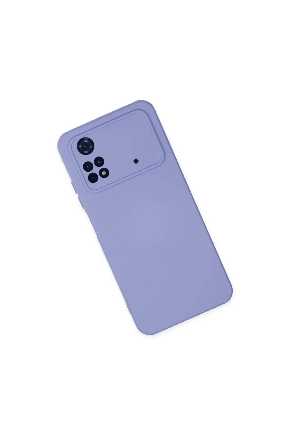 کاور و قاب XIAOMI POCO M4 PRO 4G CASE NANO VELVET SILICONE INSIDE LILAC eco port