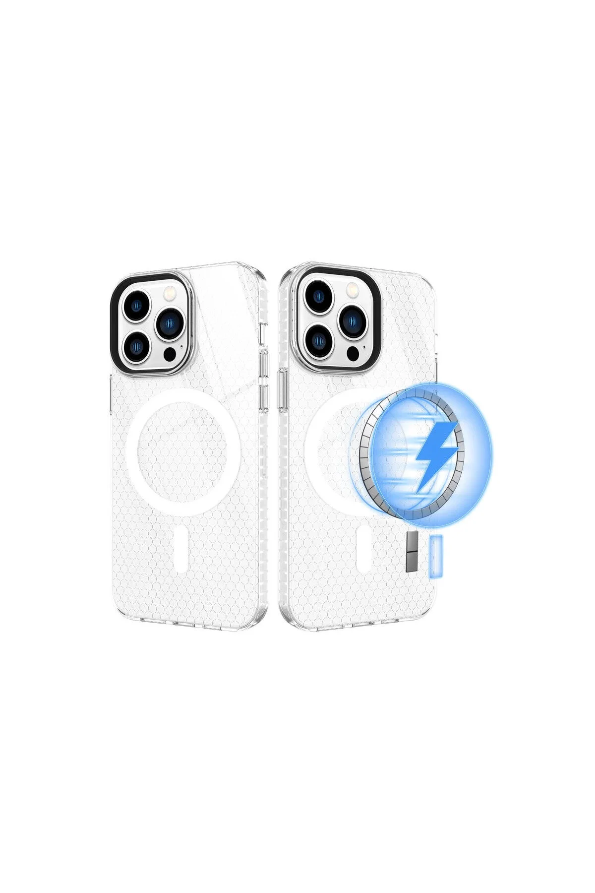 کاور و قاب IPHONE 14 PRO CASE BETA MAGNETICAFE SILICONE شفاف eco port