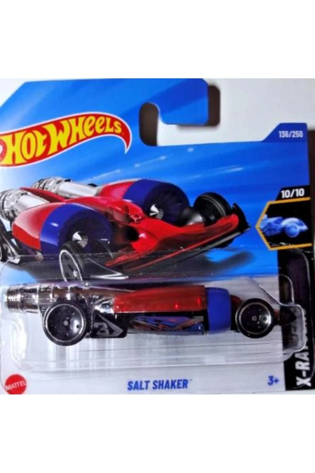 ماشین اسباب بازی نمکدان تک چرخ دستی JBB80 X RAYCER از ترکیه HOT WHEELS
