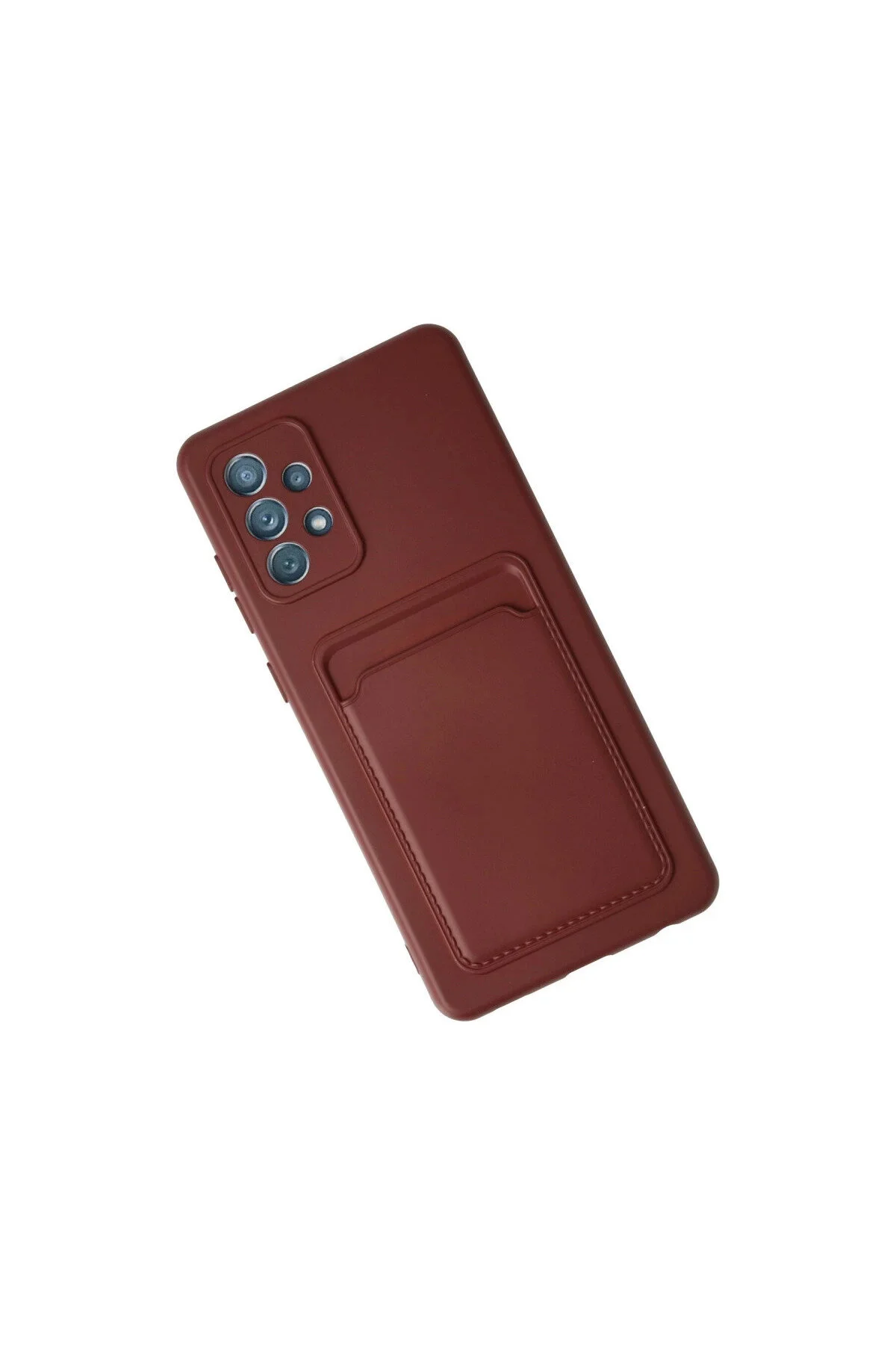کاور و قاب سیلیکونی کلوین SAMSUNG GALAXY A33 5G با کارت ویزیت CLARET RED eco port