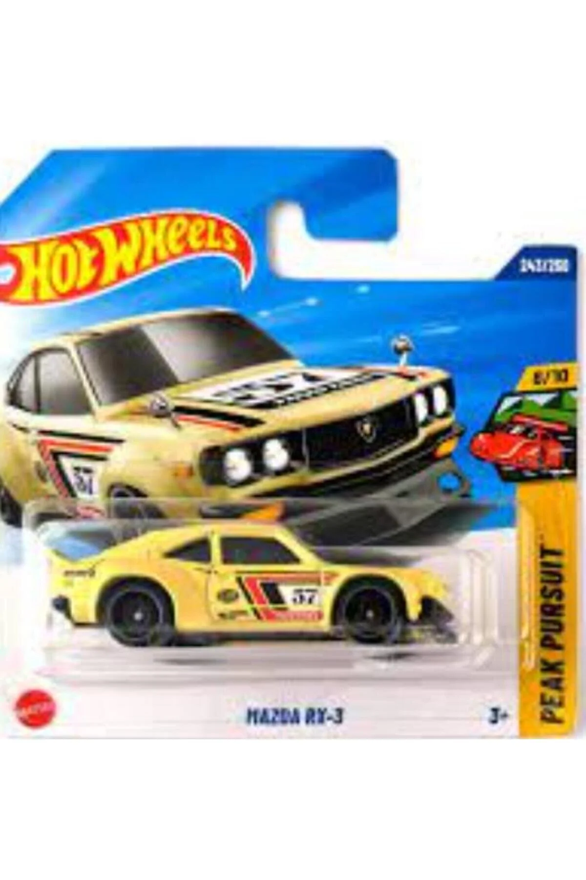 ماشین اسباب بازی ماشین‌های تک مزدا RX 3 JBB47 PEAK PURSUIT از ترکیه HOT WHEELS