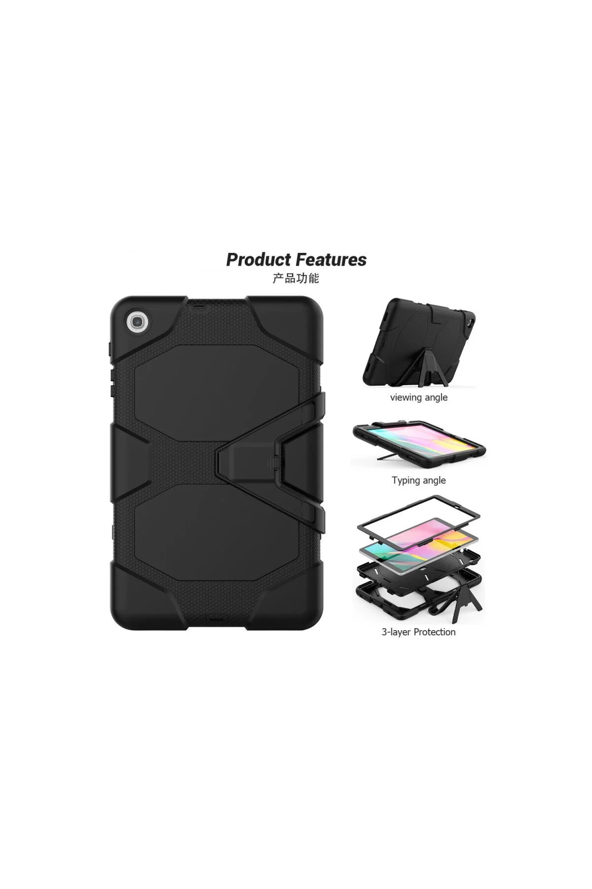 کاور تبلت جلد TAB A 10.1 CASE GRIFFIN مشکی LTG Nova