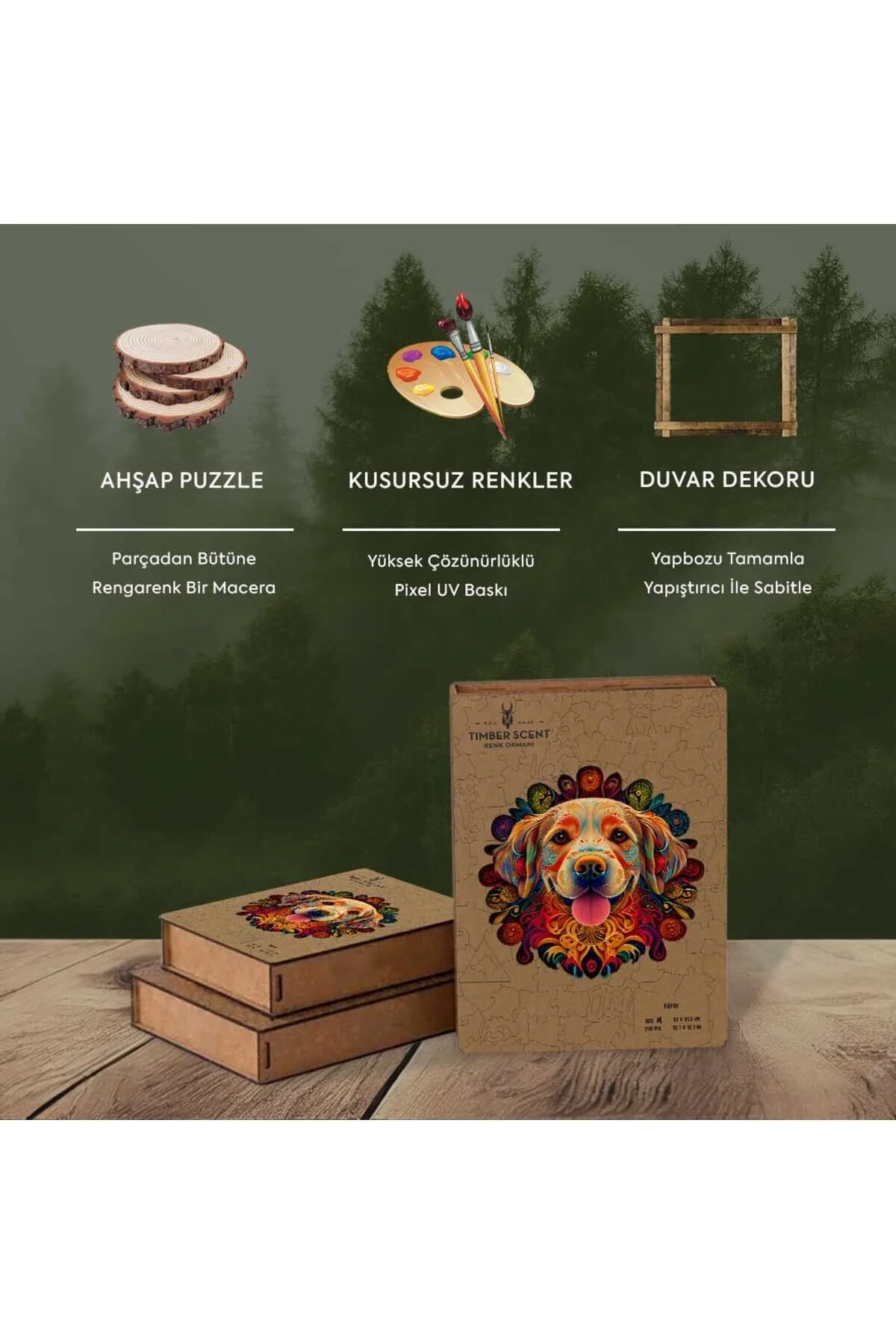 پازل چوبی سگ اورجینال Timber Scent