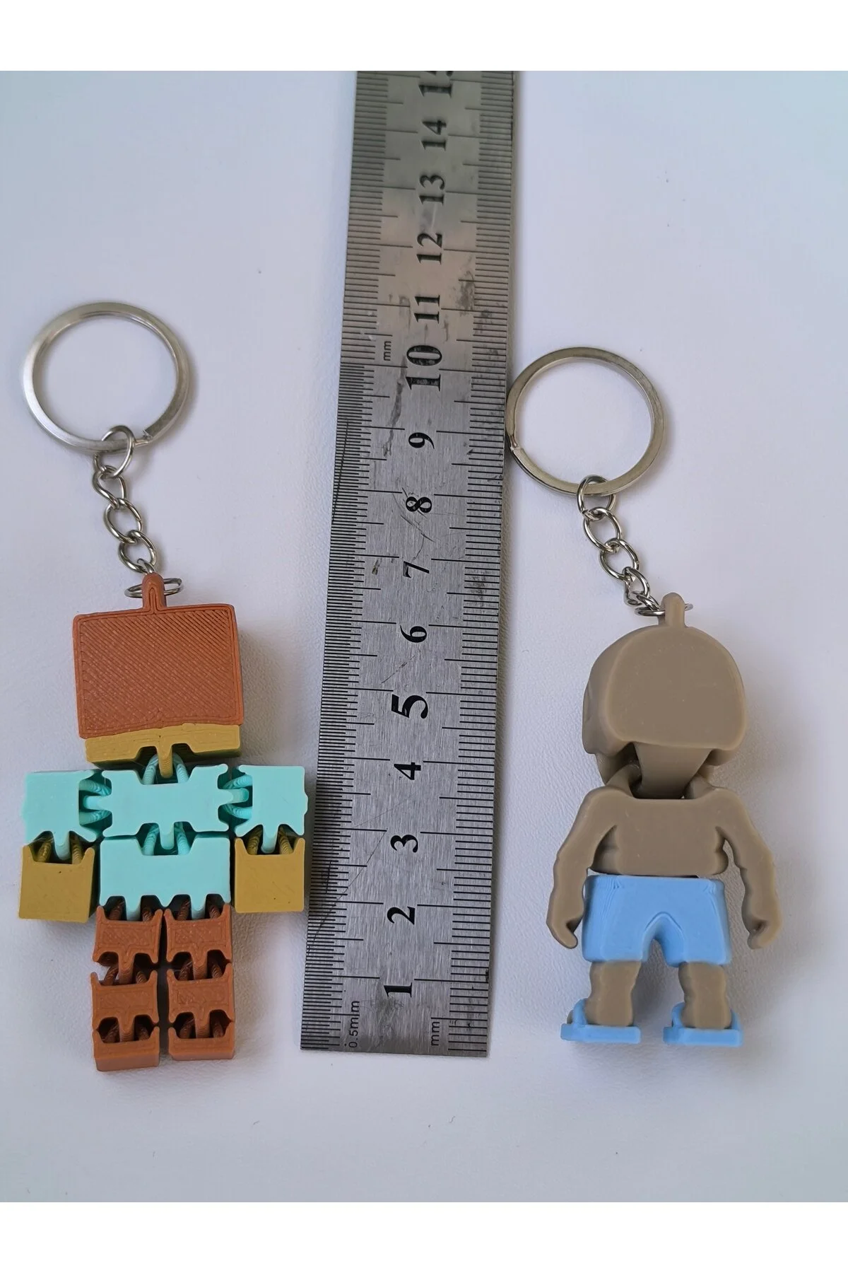 MINECRAFT STEVE KEYCHAIN محصول متحرک سه بعدی Esey Dizayn