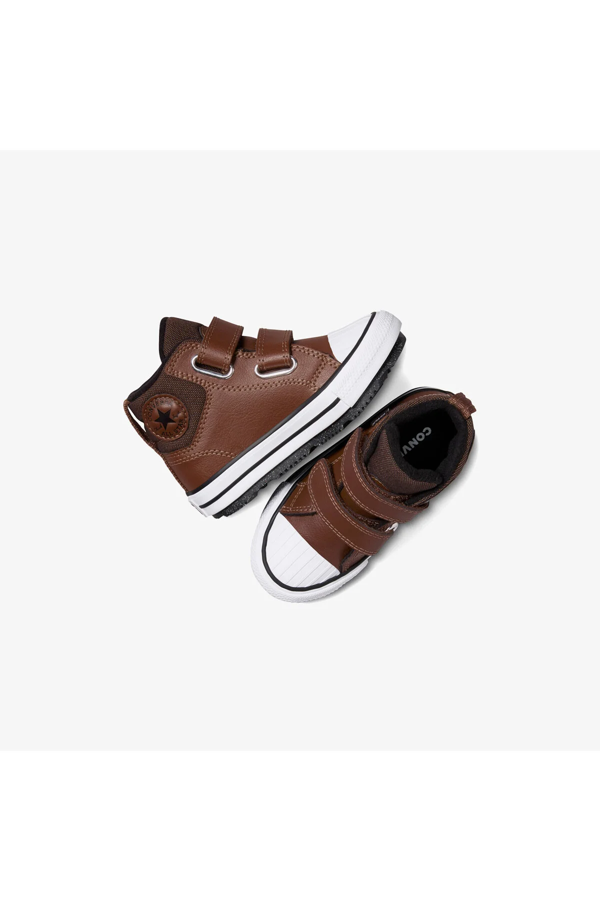 چکمه و بوت های چرمی قهوه ای بچه گانه برکشایر آل استار چاک تیلور کانورس Converse
