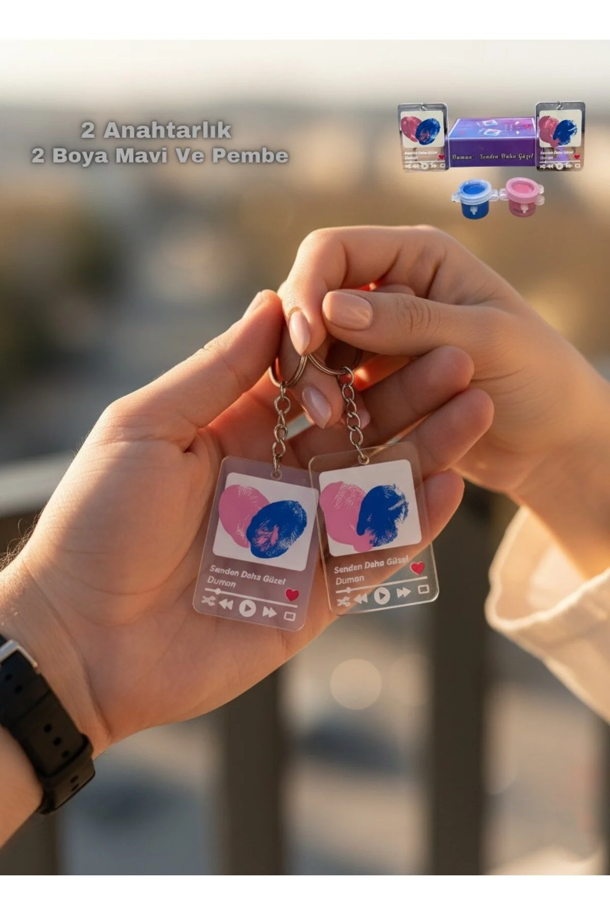 جلیقه کلید ست جاکلیدی دو تکه اثر انگشت – هدیه ویژه برای عاشقان 2 GrandeAccessory