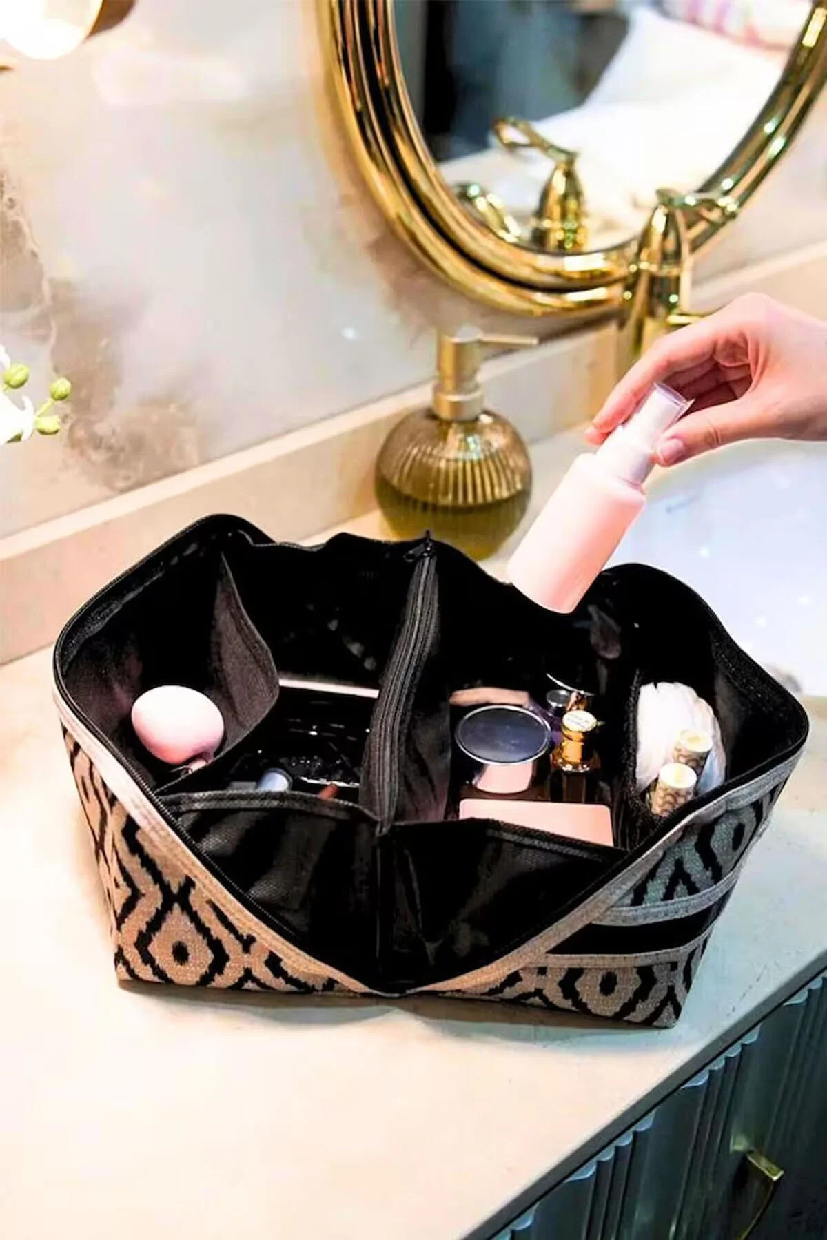 کیف لوازم آرایش BOHE MAKEUP BAG ویرایش نوع سفر ALAS