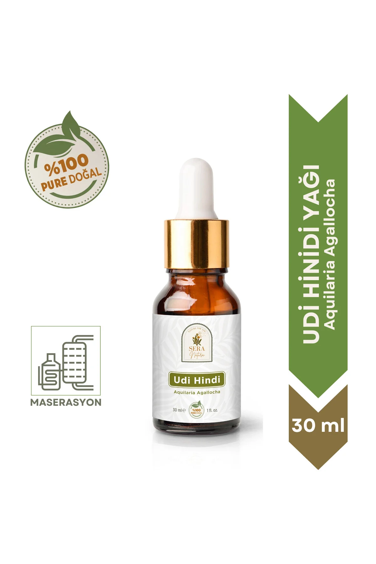روغن مراقبتی 30 میلی لیتری اودی هندی با خواص طبیعی و ایمنی بالا Sera Natura