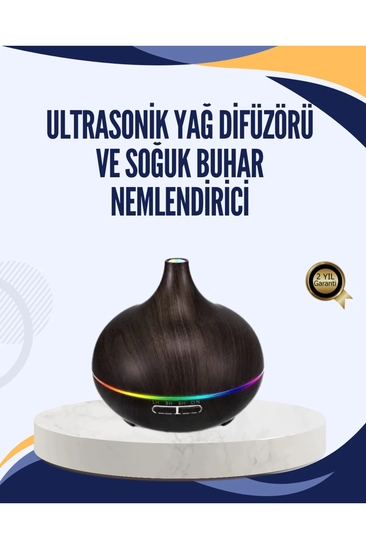 دستگاه بخور رطوبت ساز بخار سرد بی صدا کار BFS با نور LED Belle Fusion