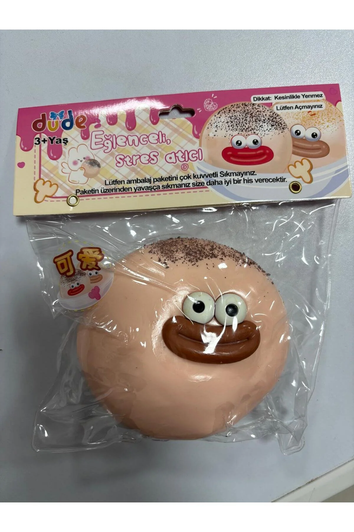 اسباب بازی های فیگور دیگر SQUISHY STRESS TOY ژل نرم FRECKLED FACE MOCHI dude