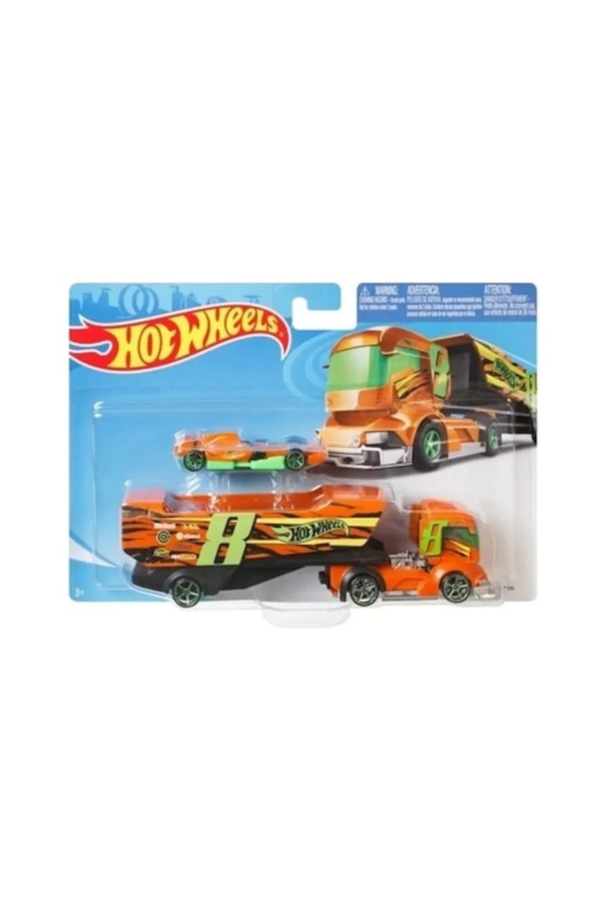 ماشین اسباب بازی کامیون های حامل BIG RIG HEAT FKW92 از ترکیه HOT WHEELS