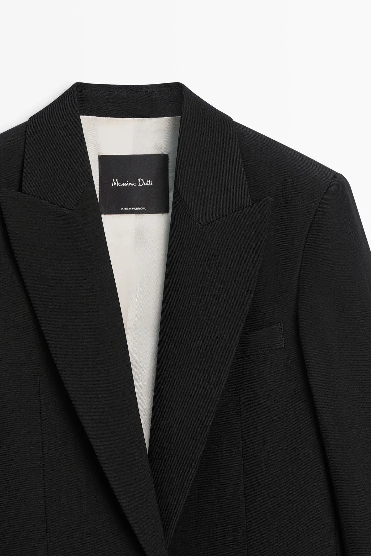 کت بلیزر کلاسیک پارچه کرپ اورجینال ماسیمو دوتی Massimo Dutti