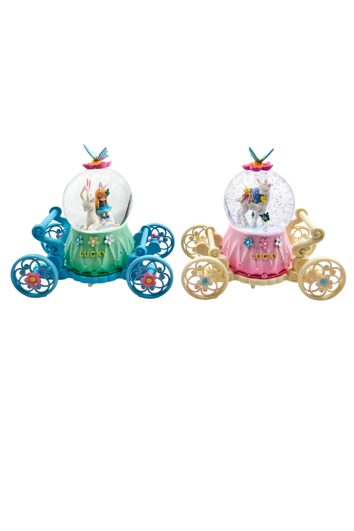 گوی برفی SNOW GLOBE با چرخ نور و صدا از ترکیه Sense