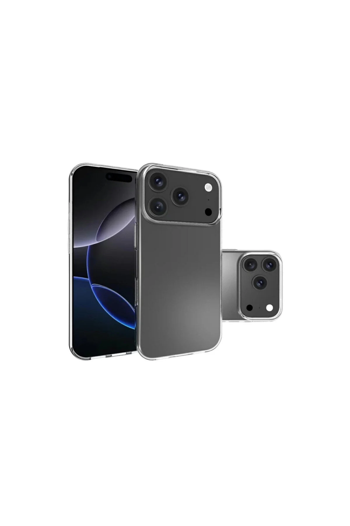 کاور و قاب APPLE IPHONE 17 PRO MAX LUXURY TRANSPARENT SILICONE – eco port