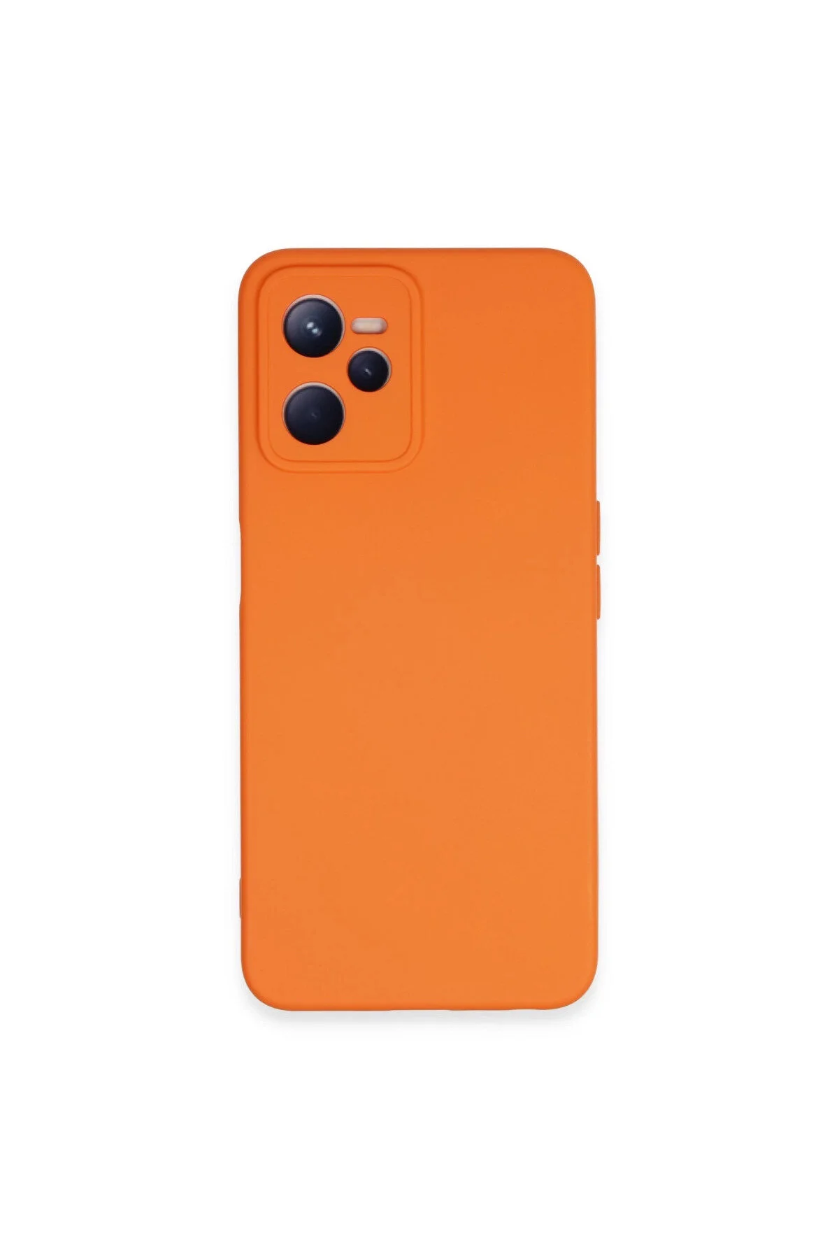 کاور و قاب REALME C35 NANO VELVET SILICONE INSIDE ORANGE eco port
