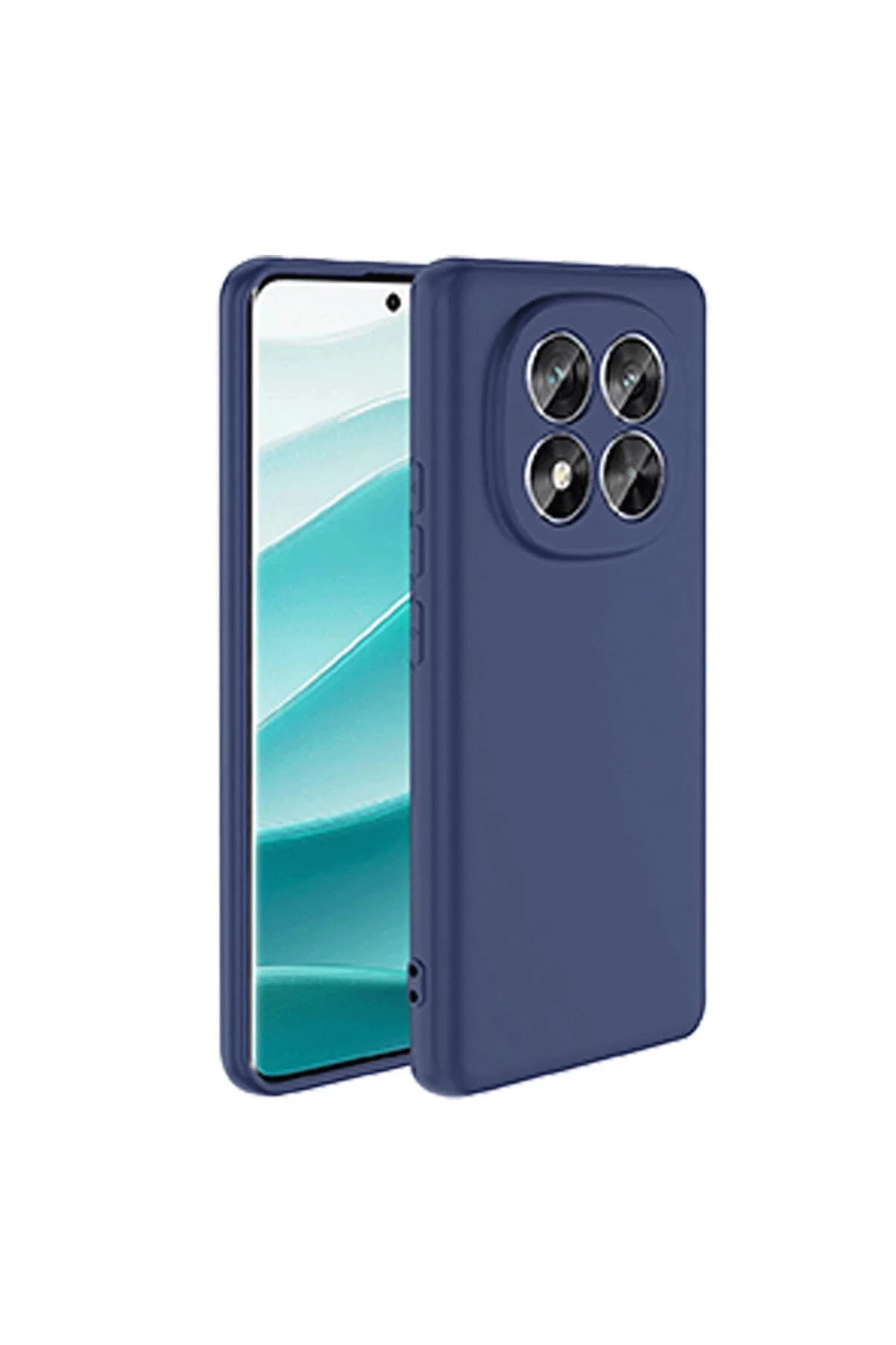 کاور و قاب شیائومی REDMI NOTE 14 PRO 5G CASE NANO VELVET SILICONE INSIDE NAVY BLUE eco port
