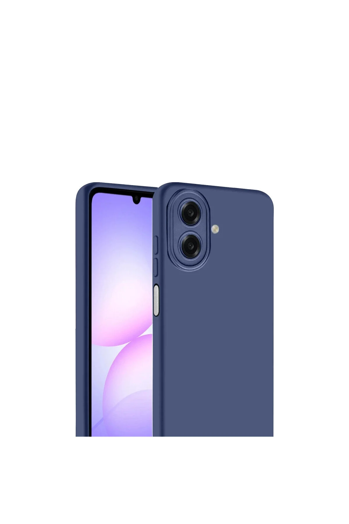کاور و قاب SAMSUNG GALAXY A07 نانو سیلیکون مخملی داخل آبی دریایی eco port