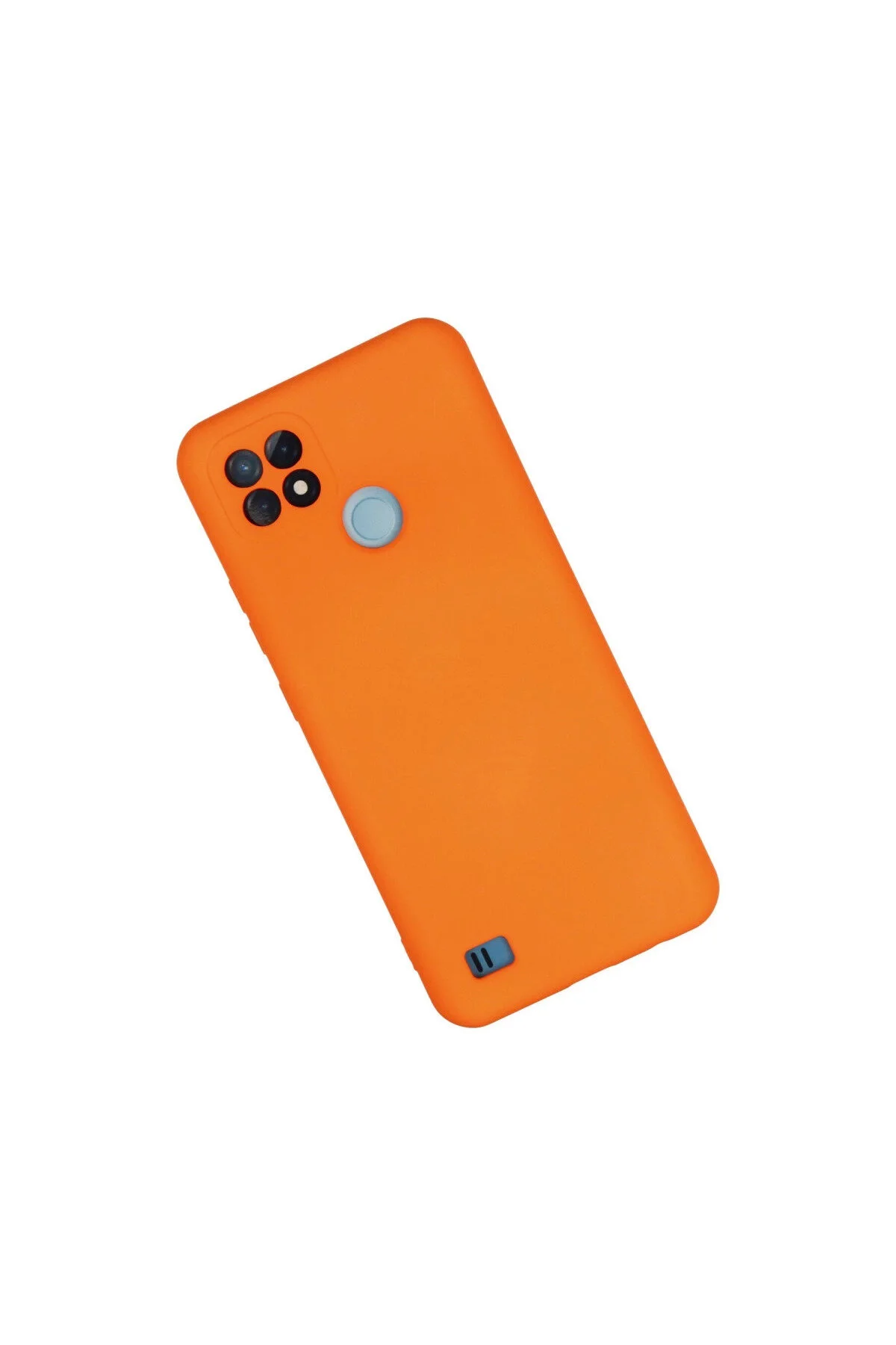 کاور و قاب REALME C21 NANO VELVET SILICONE INSIDE ORANGE eco port