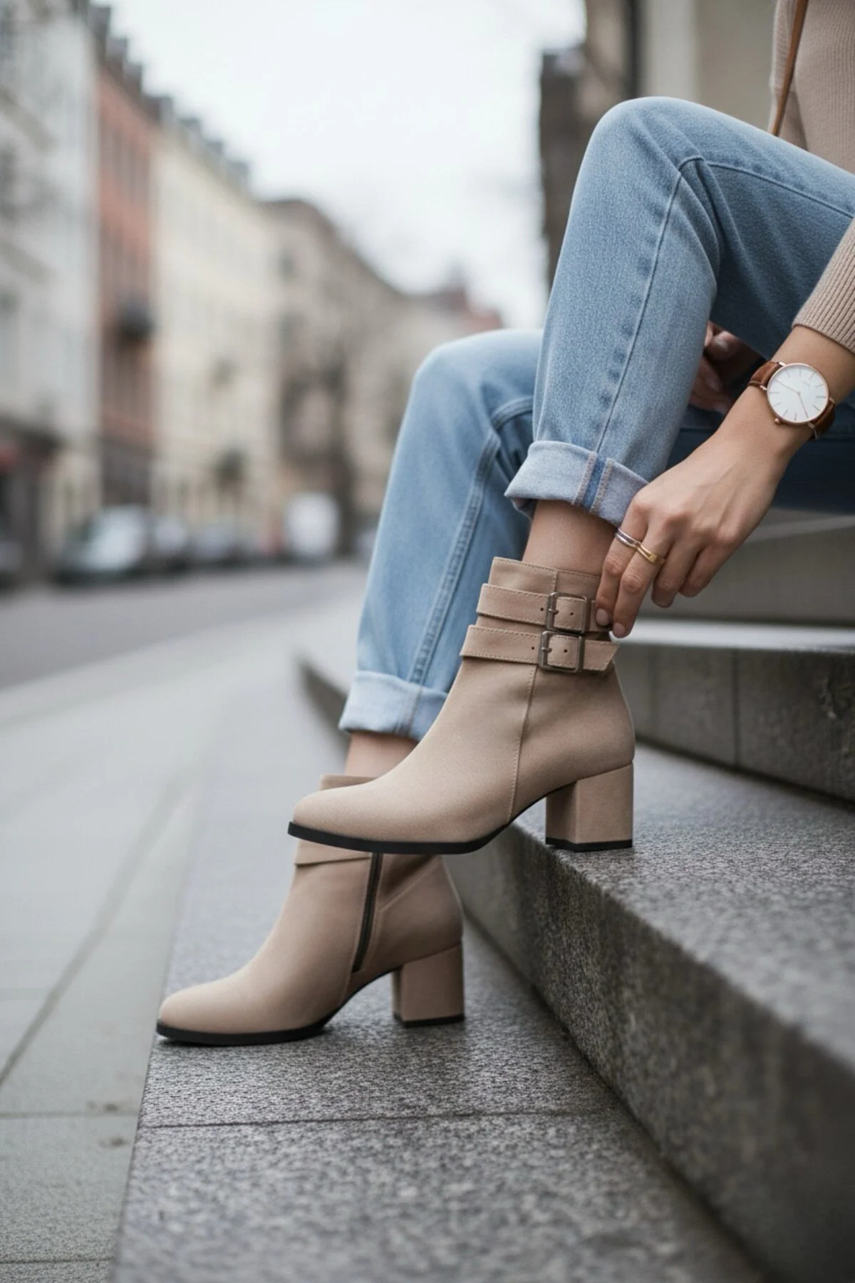 چکمه و بوت های کوتاه زنانه دو سگک HERRRMMIIINA NOVELLAM SHOES