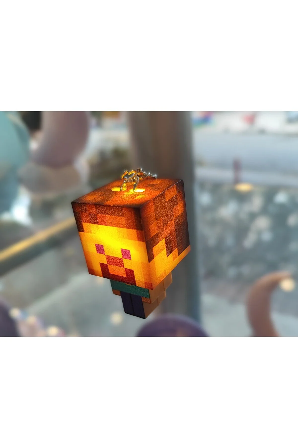 جاکلیدی نورانی سه بعدی با فیگورهای MINECRAFT AD21106 ada çanta kırtasiye