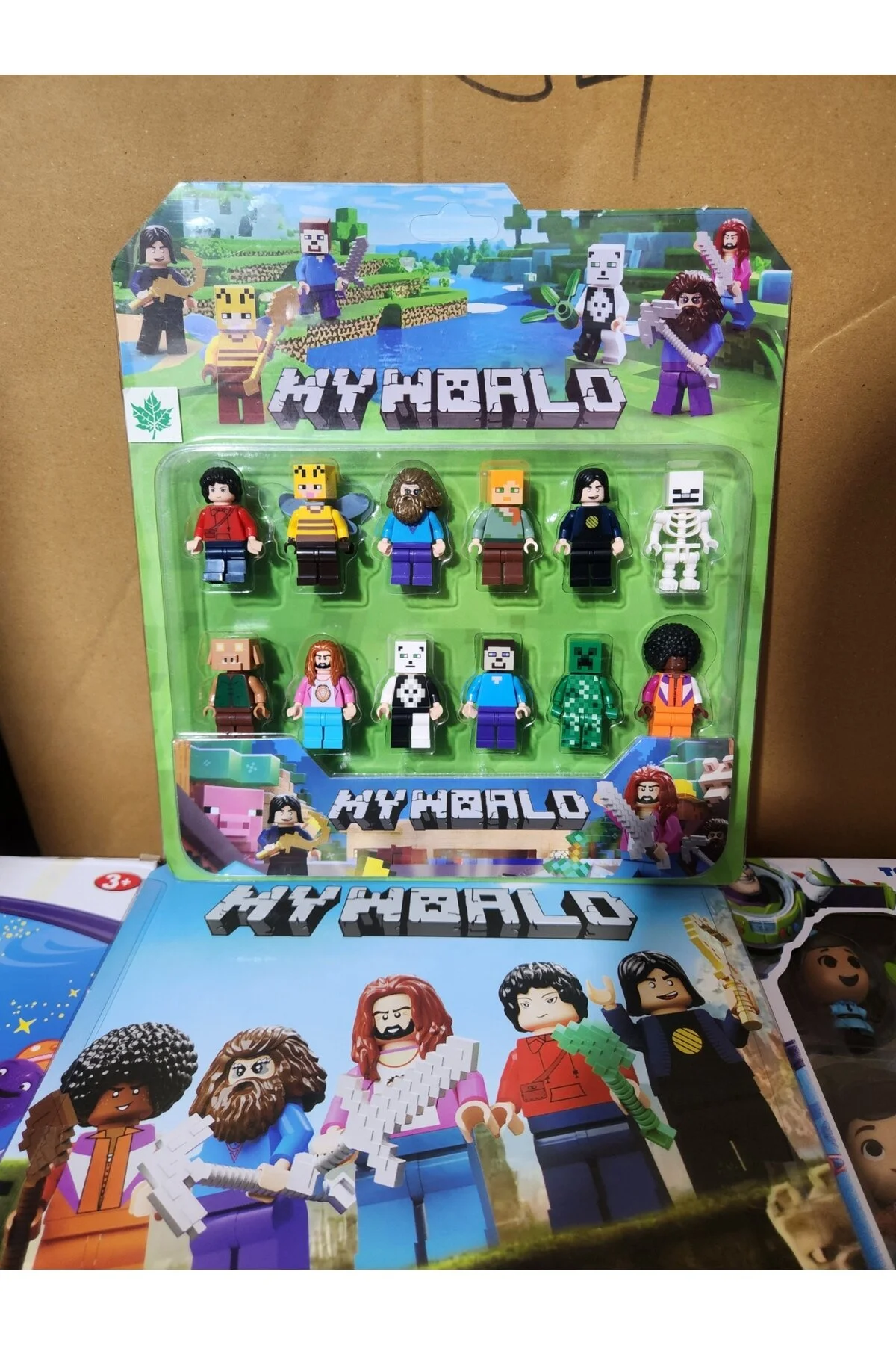 اسباب بازی های فیگور شخصیت مجموعه جدید MINECRAFT MY WORLD از 12 مینی لگو Ailenizin Oyuncakçısı