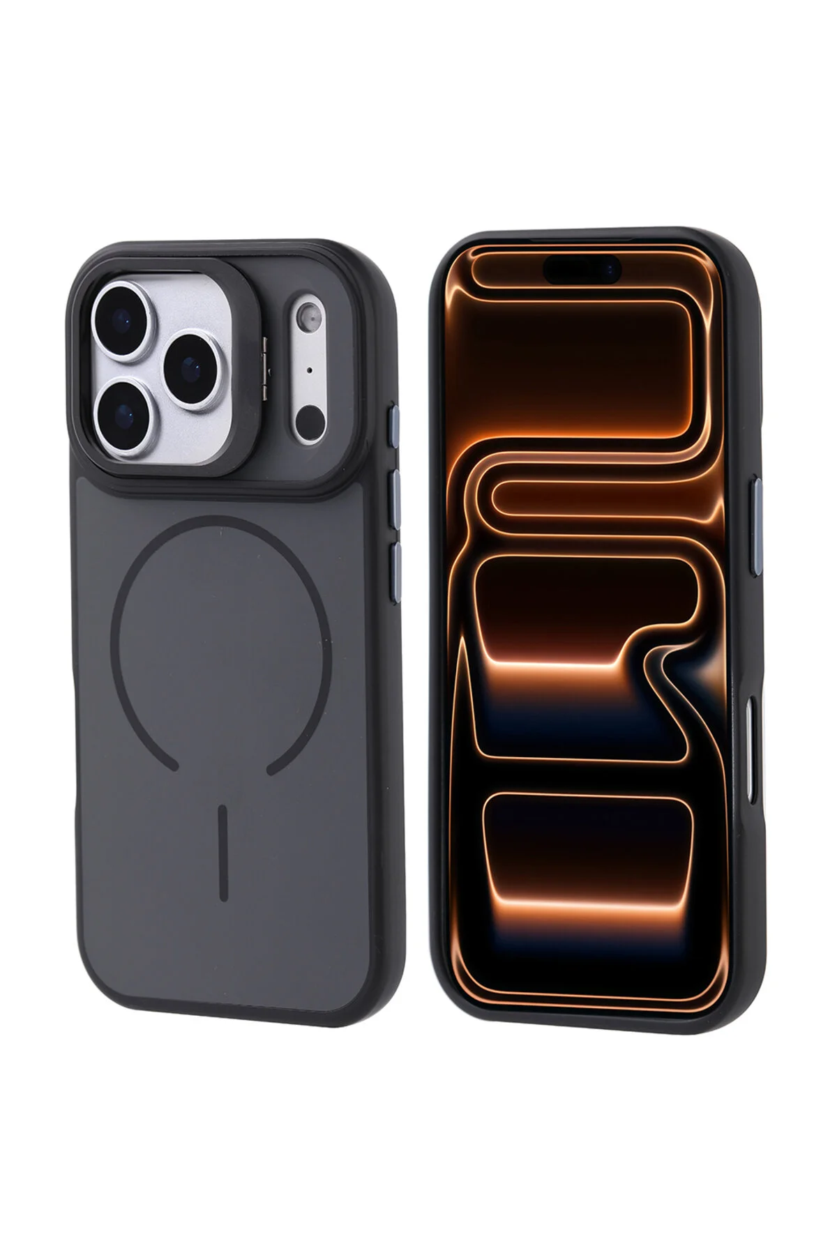 کاور و قاب محافظ IPHONE 17 PRO MAX NOTRON COVER با ویژگی شارژ ایمن M پایه دوربین مشکی Zore