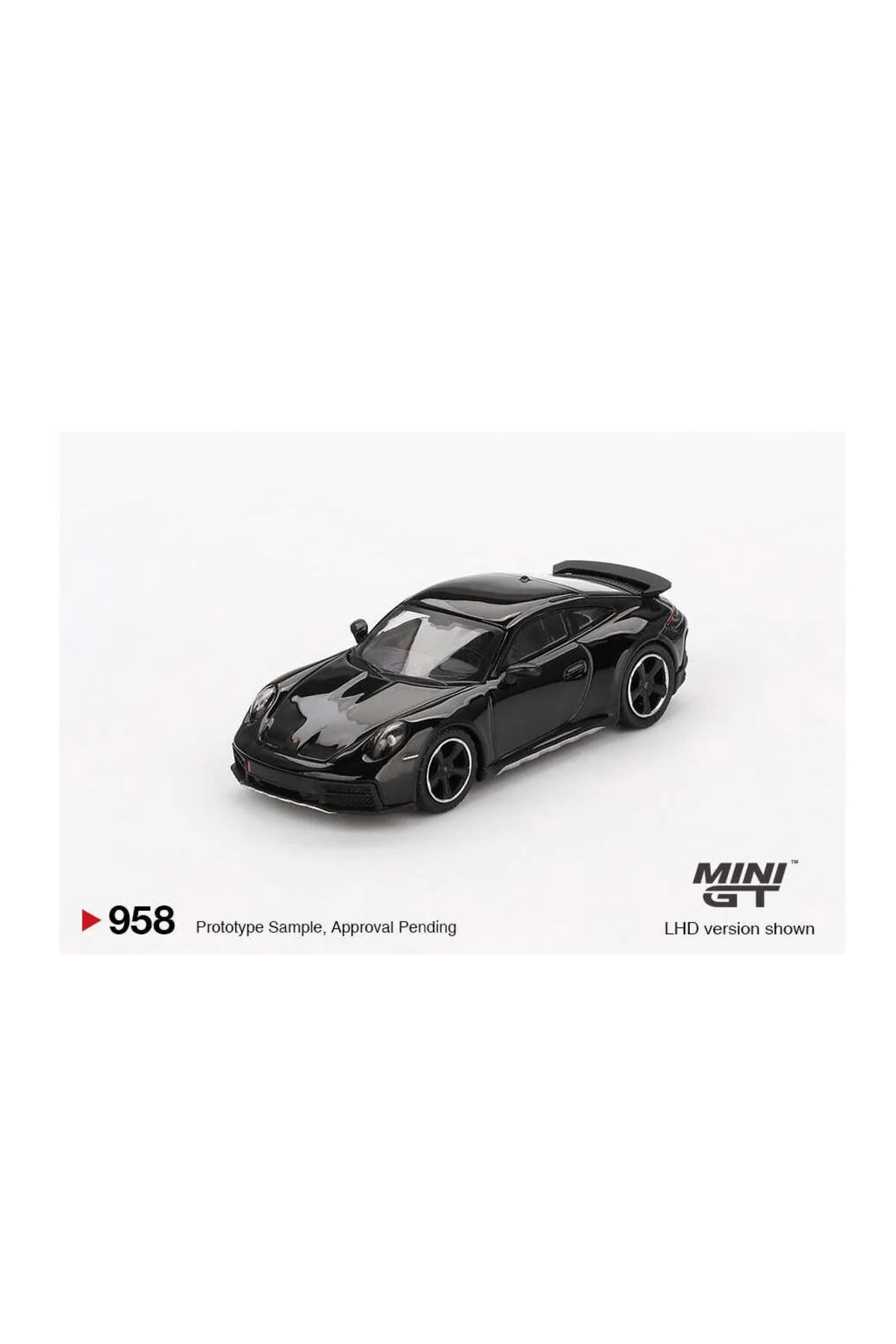 ماشین اسباب بازی 1:64 PORSCHE 911 DAKAR BLACK 958 DIECAST MODEL CAR mini gt