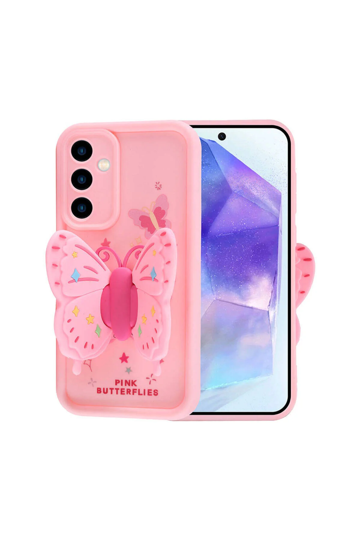 کاور و قاب پوشش محافظ ATA دوربین GALAXY A35 با طراحی فیگور قهوه ای تیره Zore