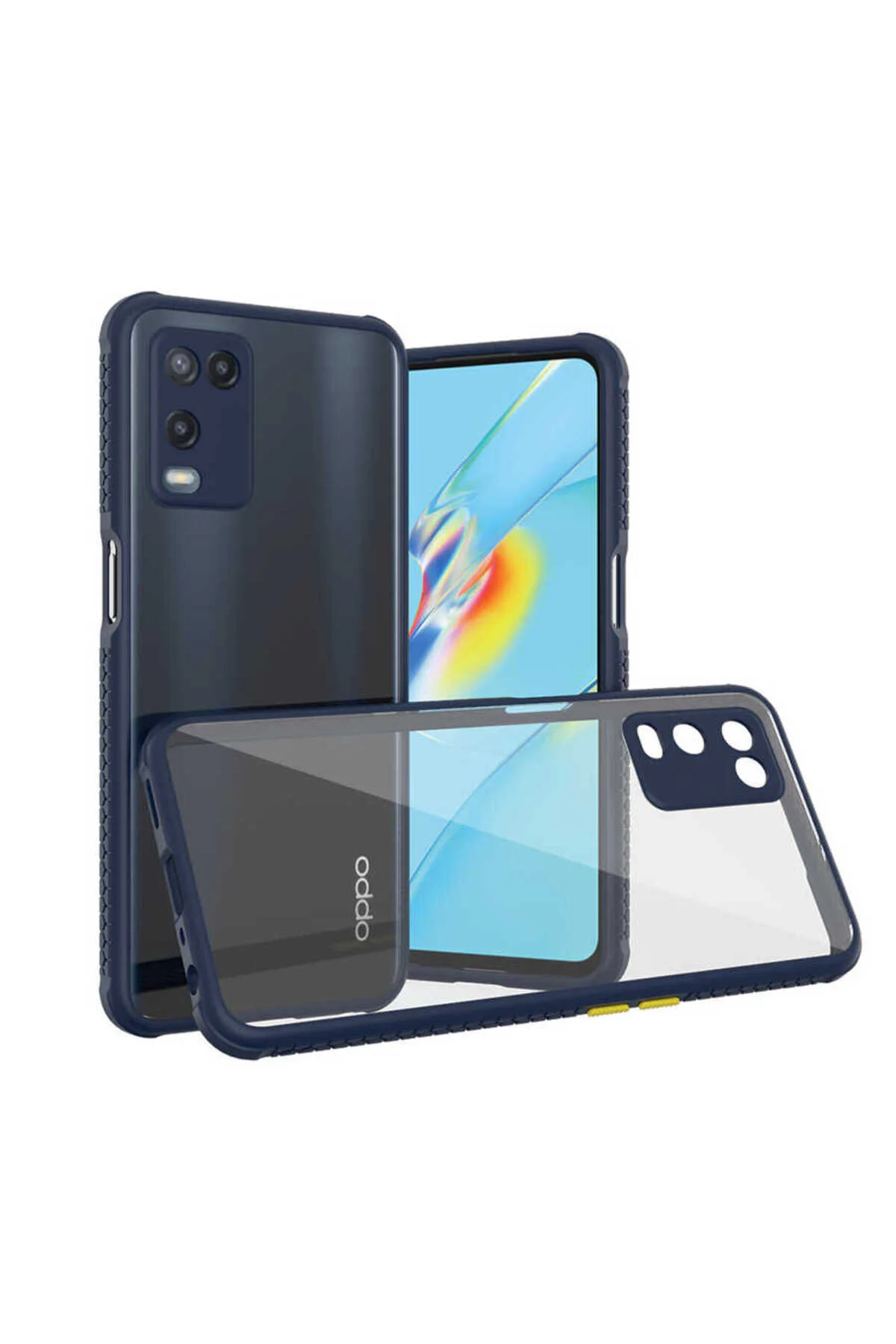 کاور و قاب A54 4G CASE ATA KAFF COVER آبی دریایی Zore