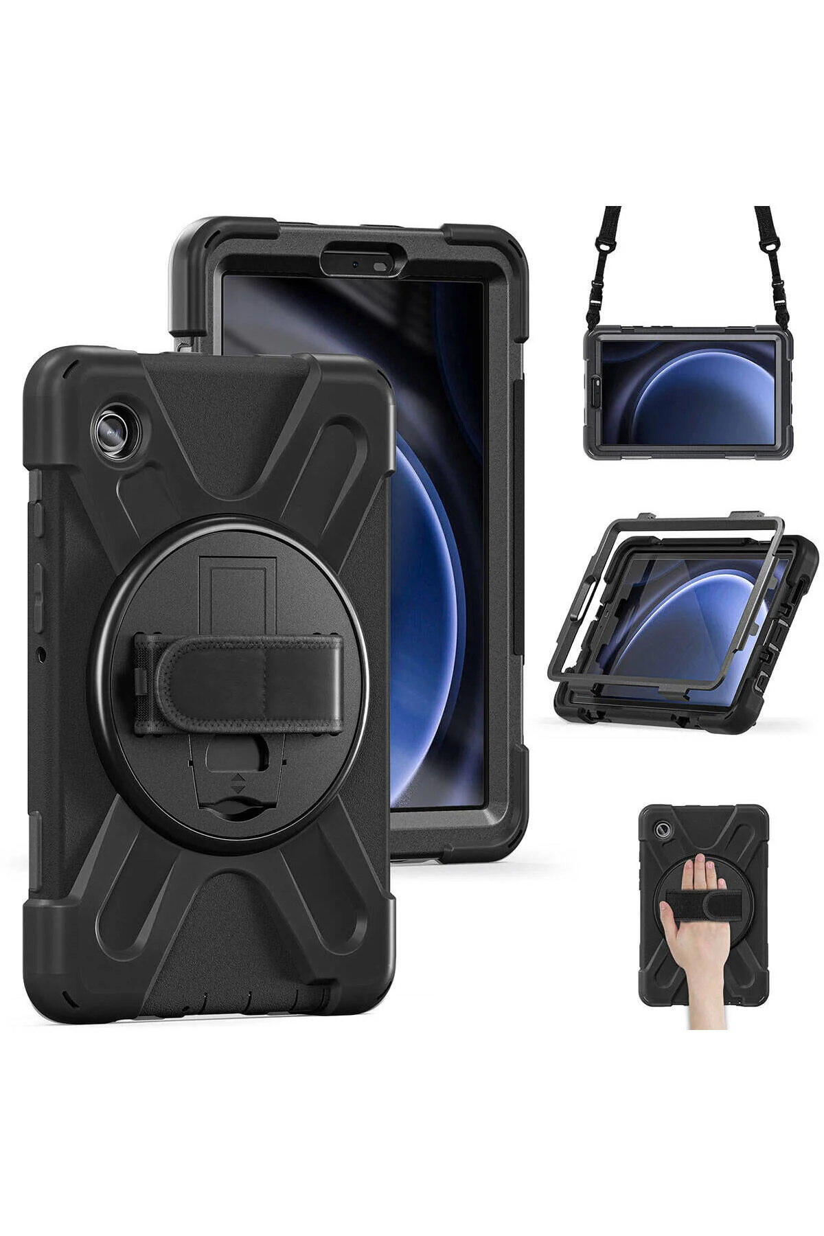 کاور تبلت GALAXY TAB A9 ATA DEFENDER سیلیکونی مشکی Zore