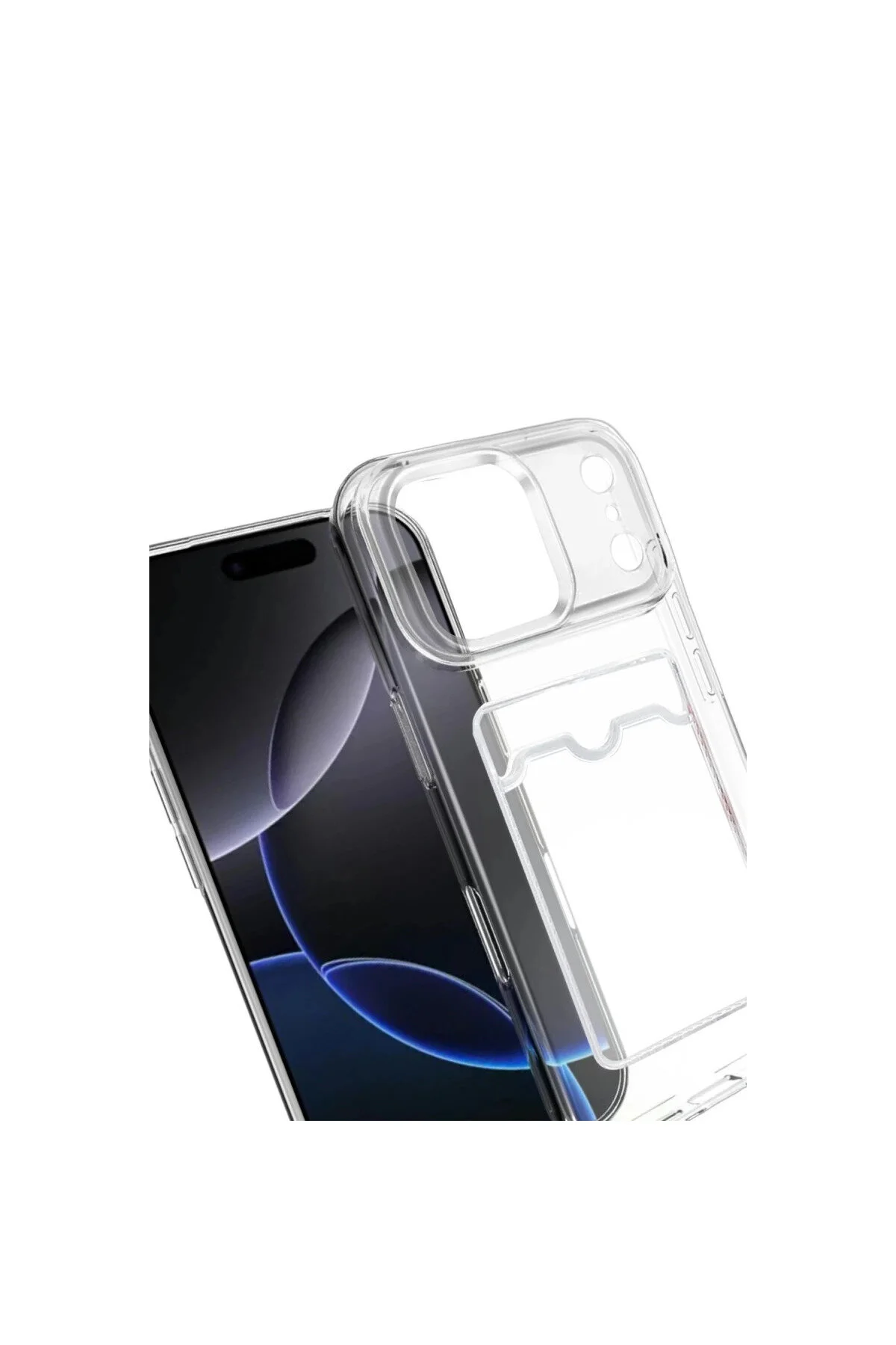 کاور و قاب سیلیکون شفاف APPLE IPHONE 17 PRO CARD eco port
