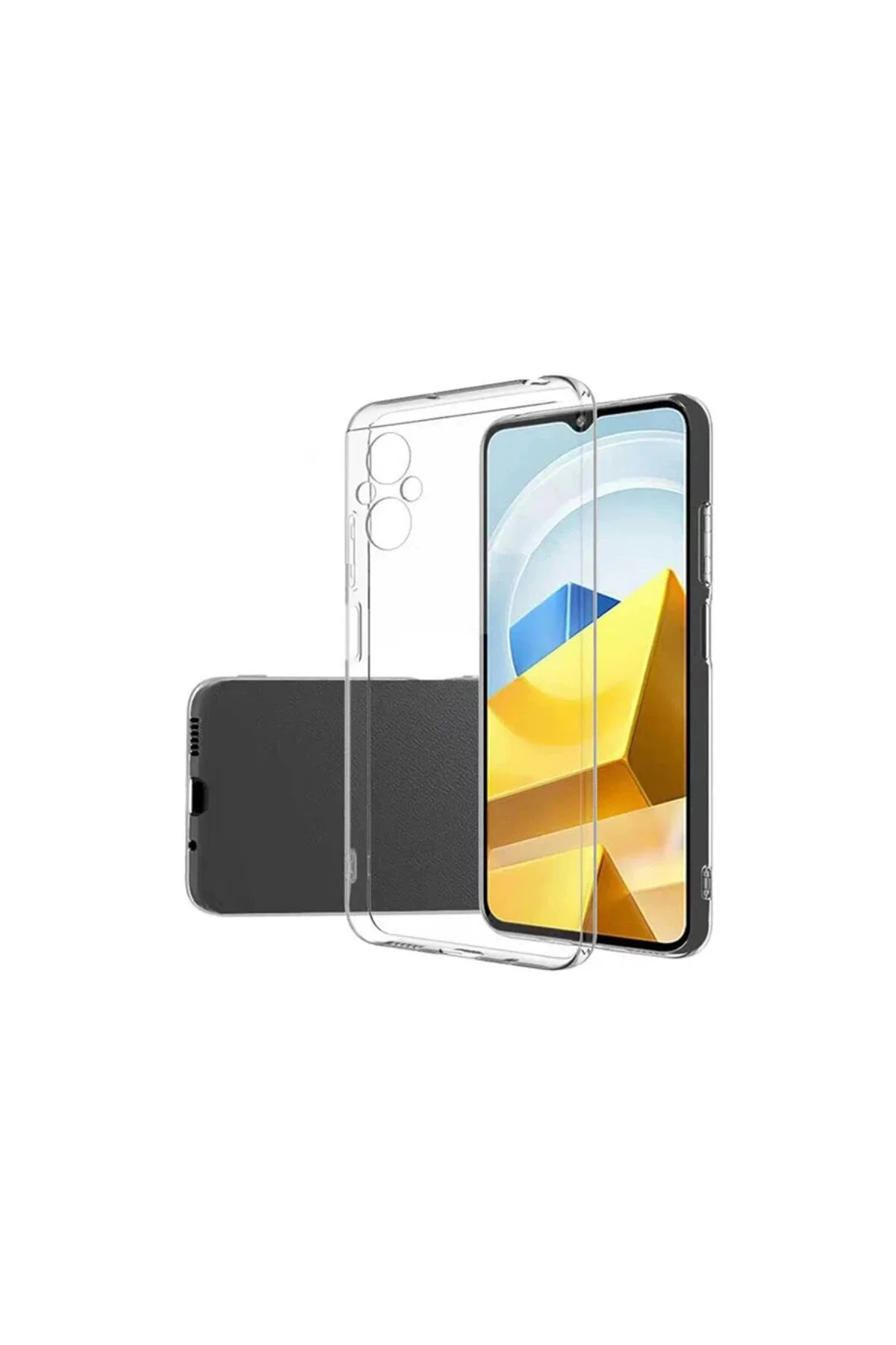کاور و قاب شیائومی POCO M5 CASE لوکس سیلیکون شفاف eco port