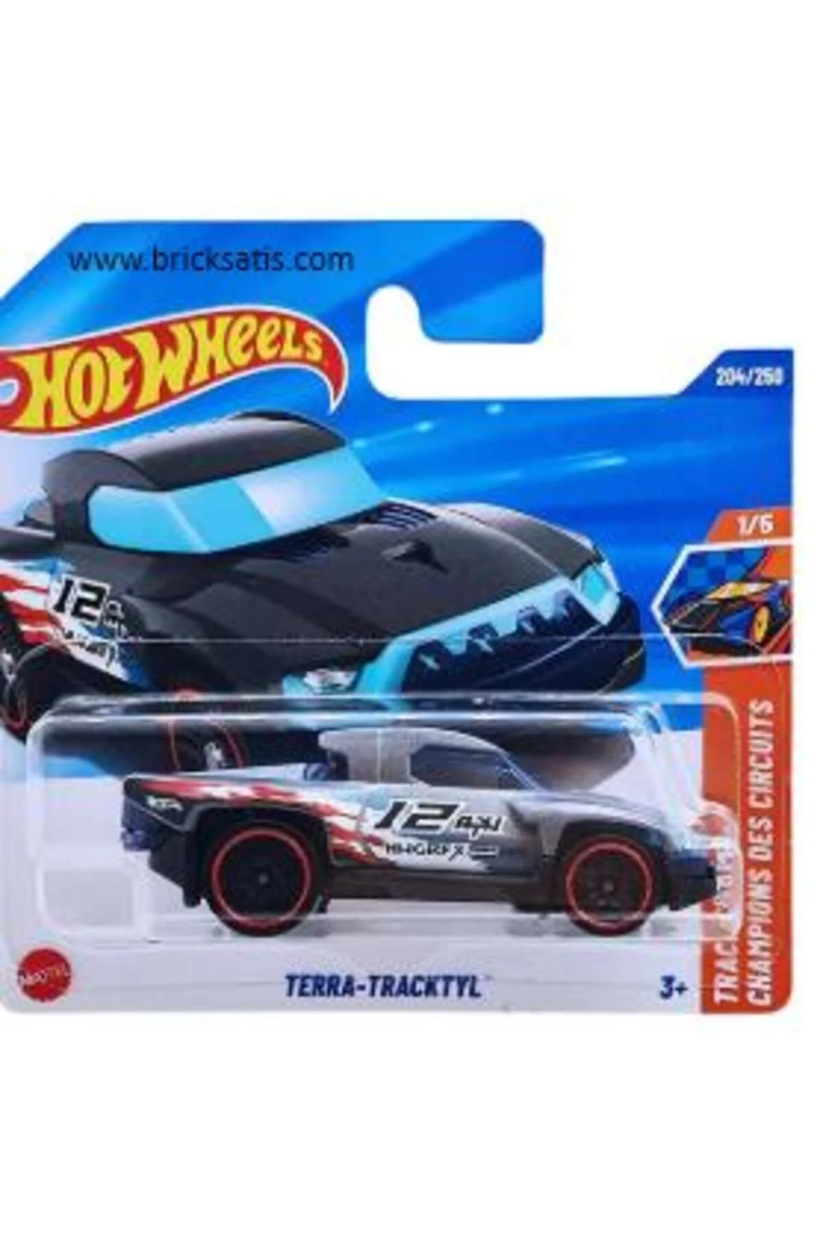 ماشین اسباب بازی چرخ دستی های تکی TERRA TRACKTYL JBB82 TRACK CHAMPS از ترکیه HOT WHEELS