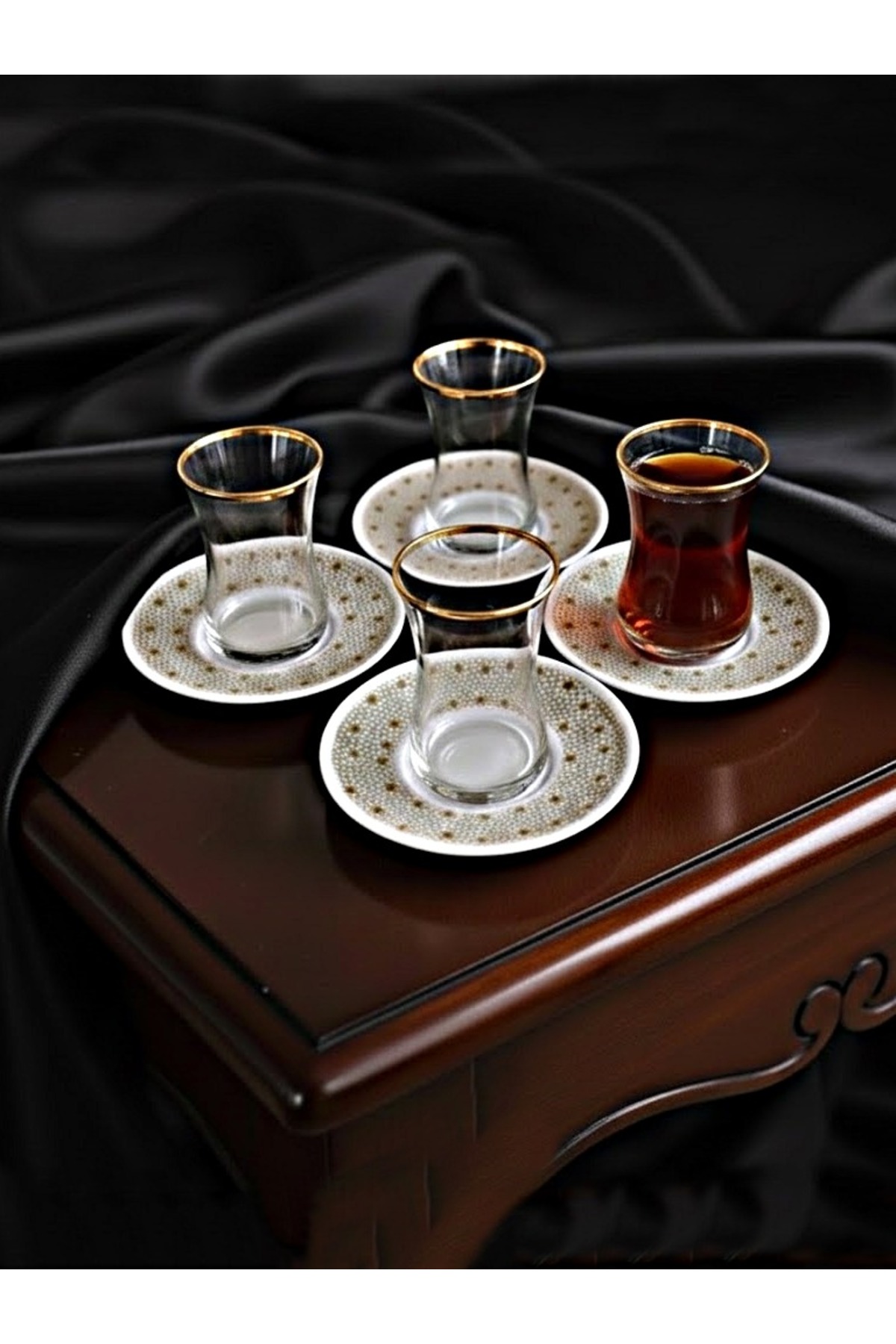 لیوان صورتی مجموعه چای 12 تکه ای قطعه DECOSTYLE