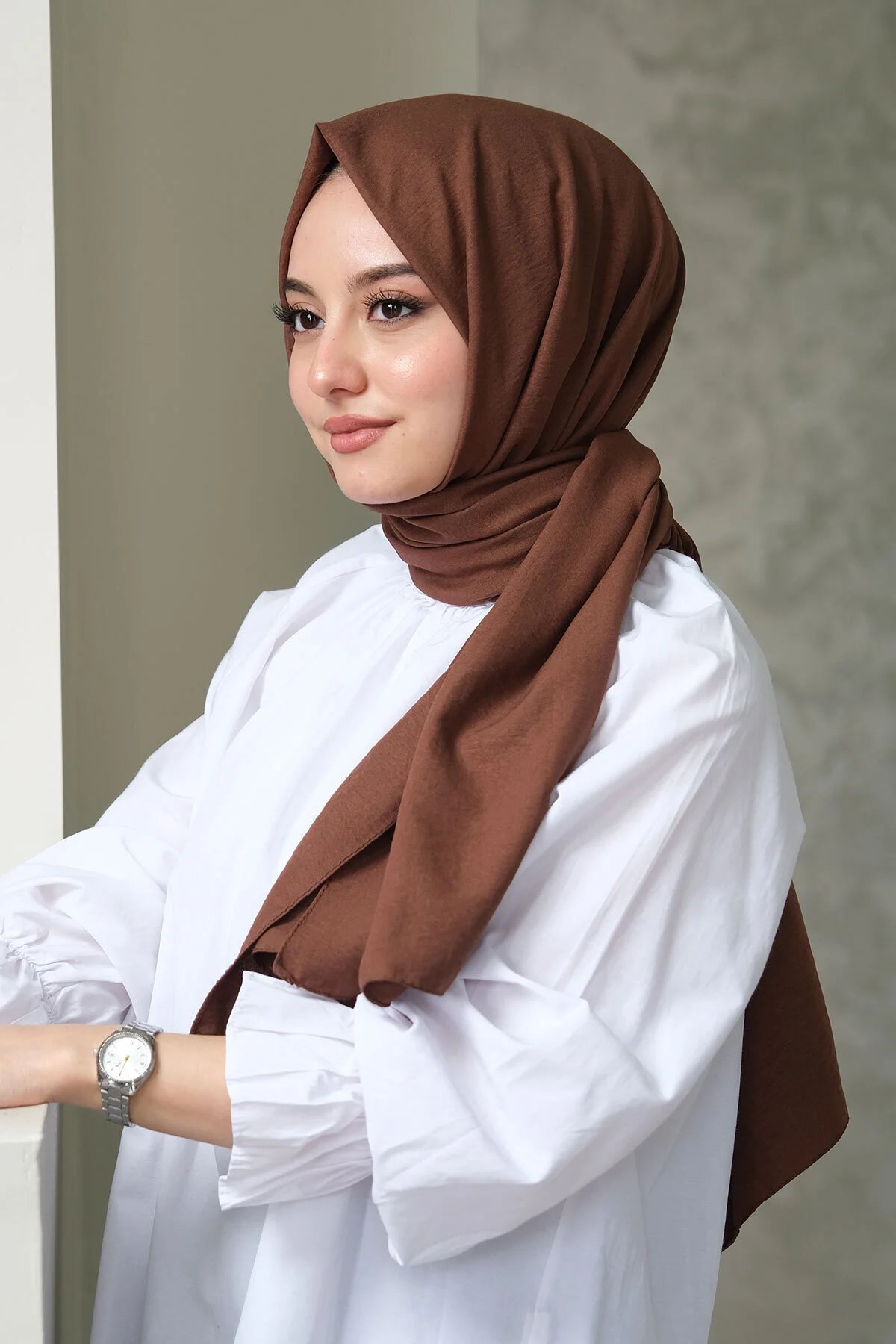 شال شکلات جاز نخی اورجینال AFVENTE