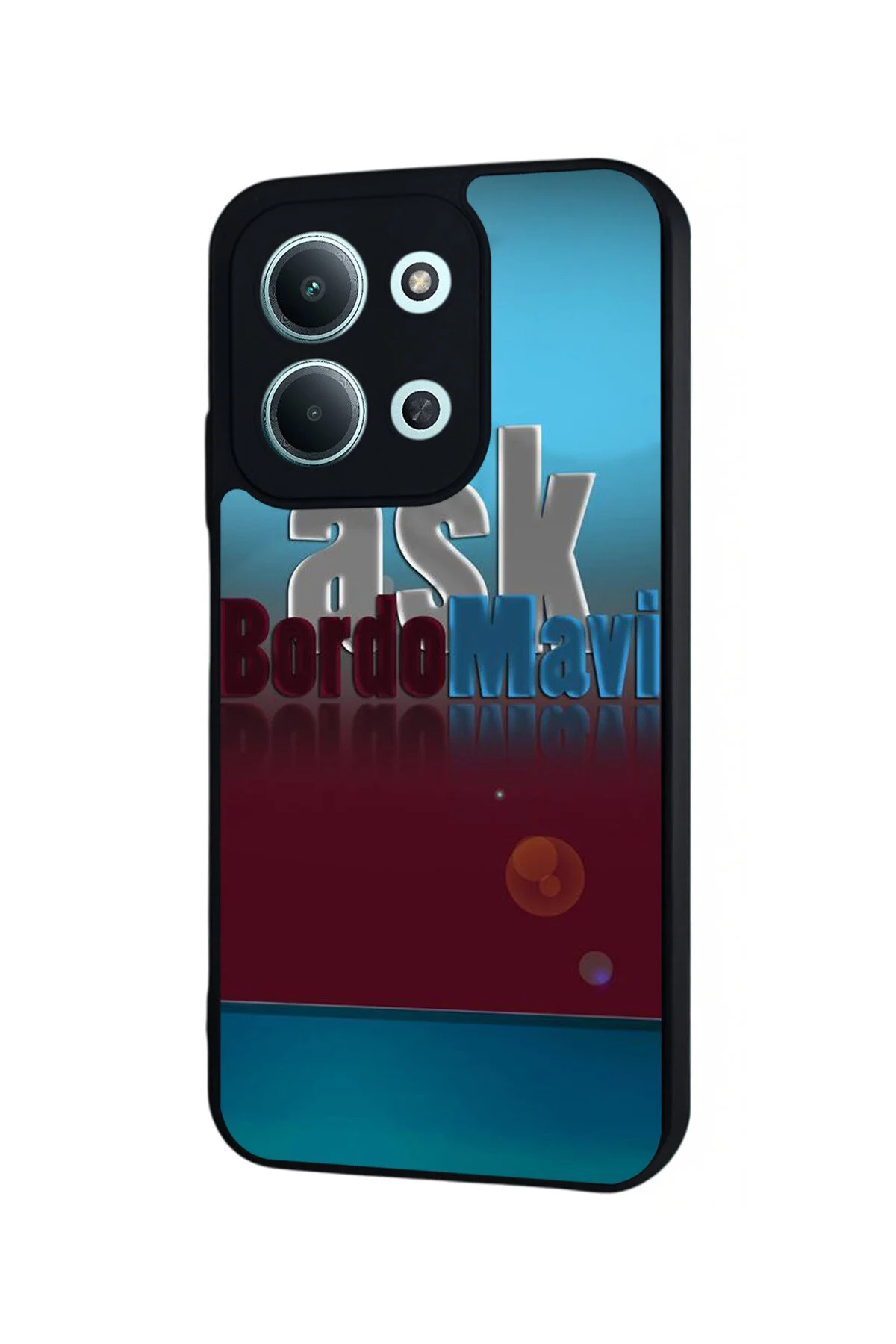 کاور و قاب شیائومی REDMI 15C سازگار با چاپ مشکی مات سیلیکون نرم محافظ پوشش ضربه‌گیر Aksel Kılıf