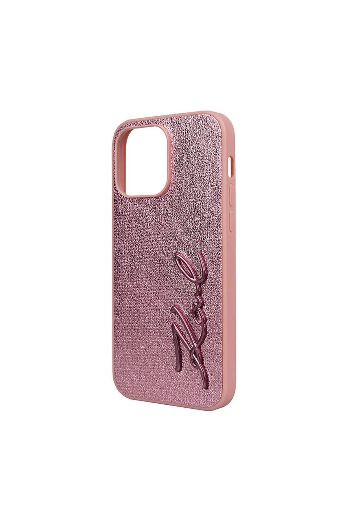 کاور و قاب جلد سه بعدی پشت مودار SAFFIANO RHINESTONES IPHONE 14 PRO MAX KL SCRIBE CASE Karl Lagerfeld